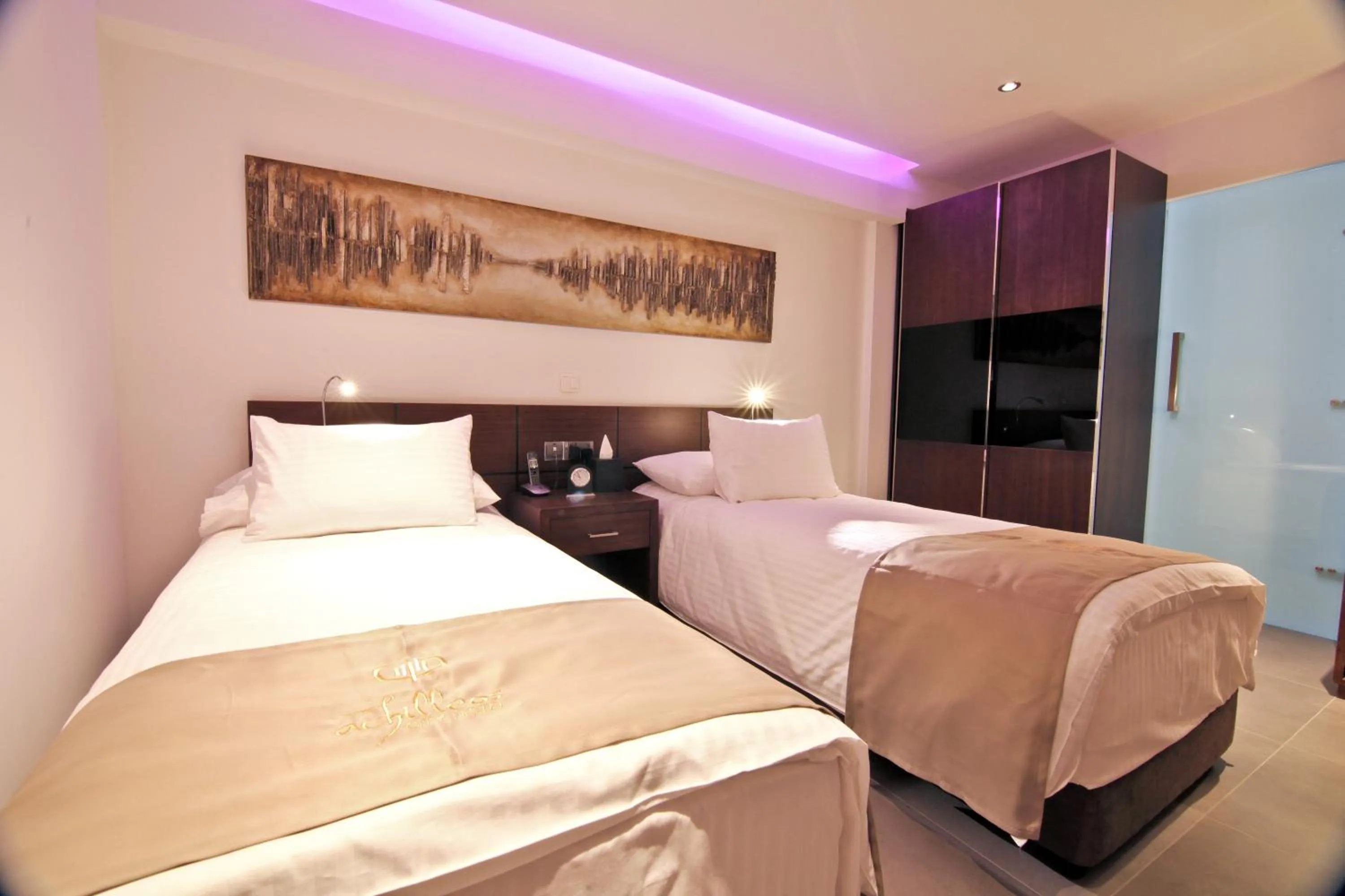 Bed in Achilleos City Hotel