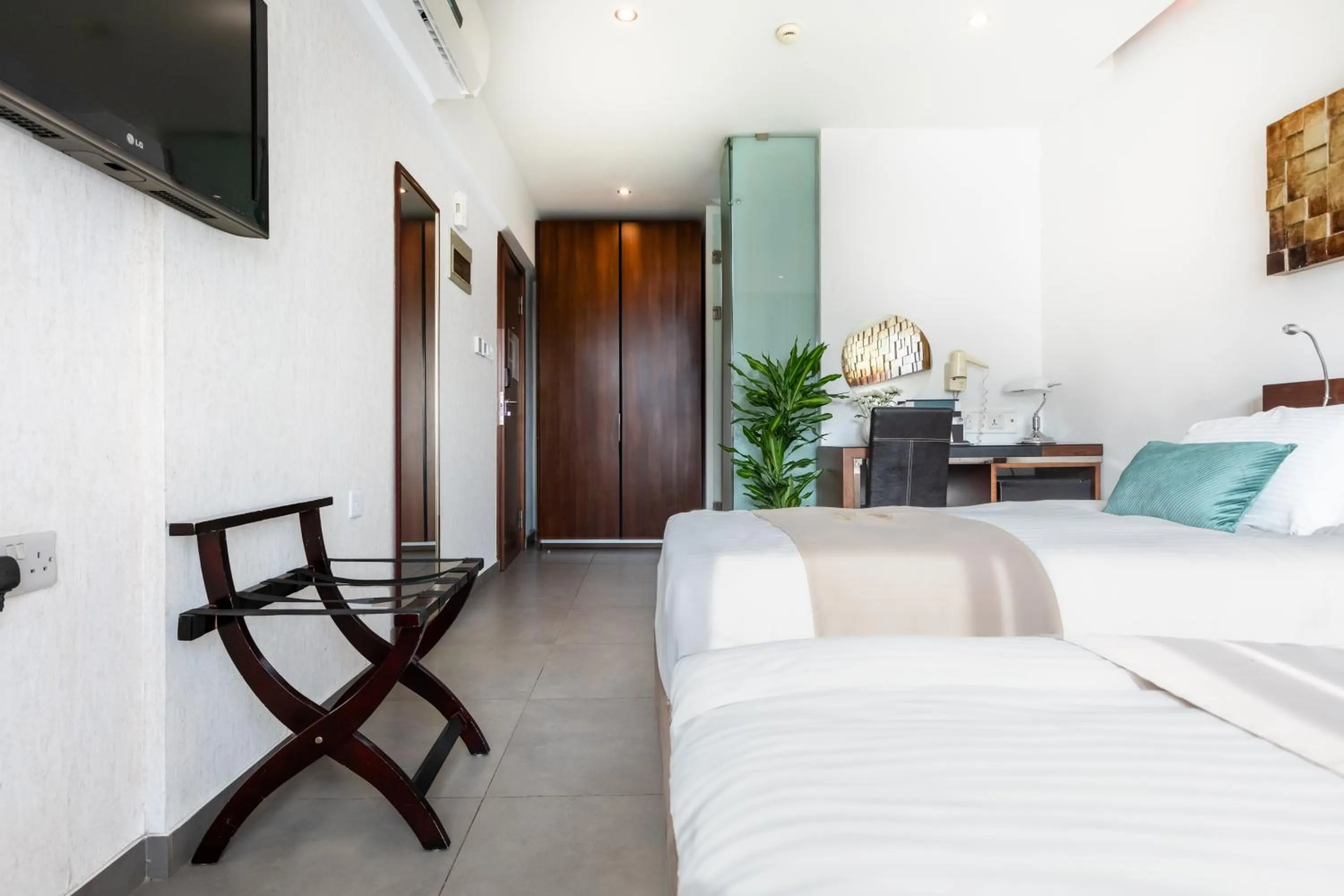 Bed in Achilleos City Hotel