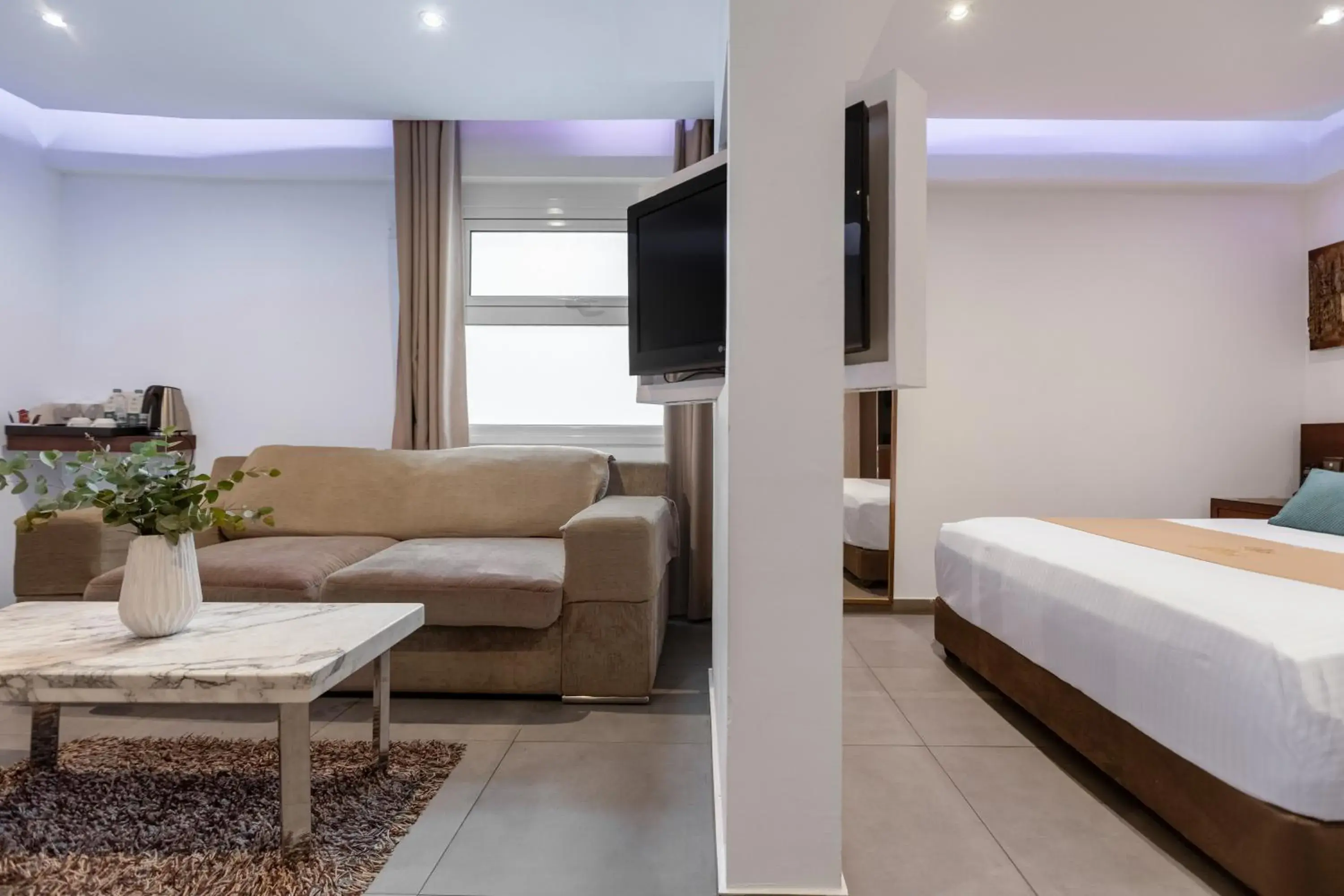 Bed in Achilleos City Hotel Bed in Achilleos City Hotel