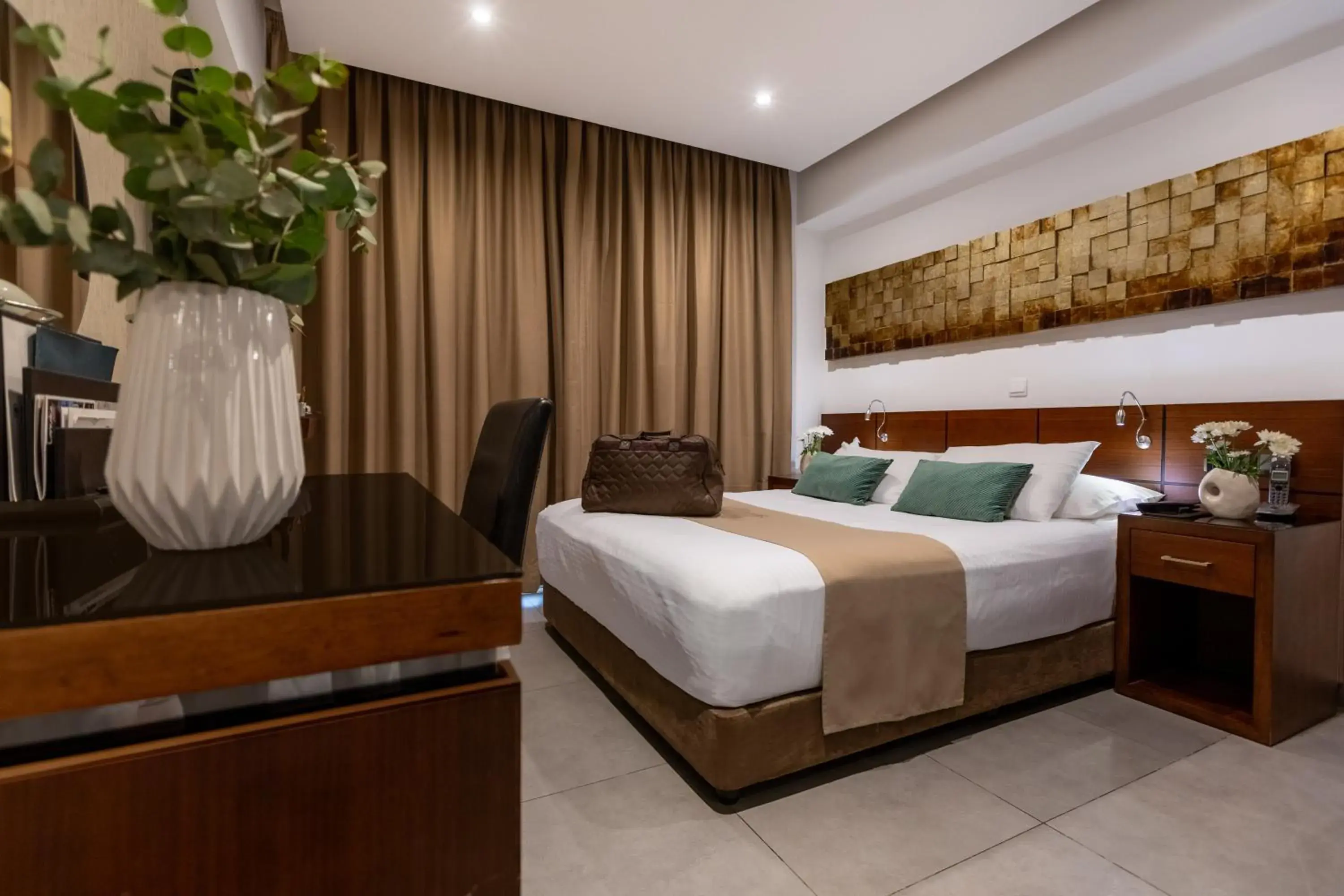 Bed in Achilleos City Hotel Bed in Achilleos City Hotel