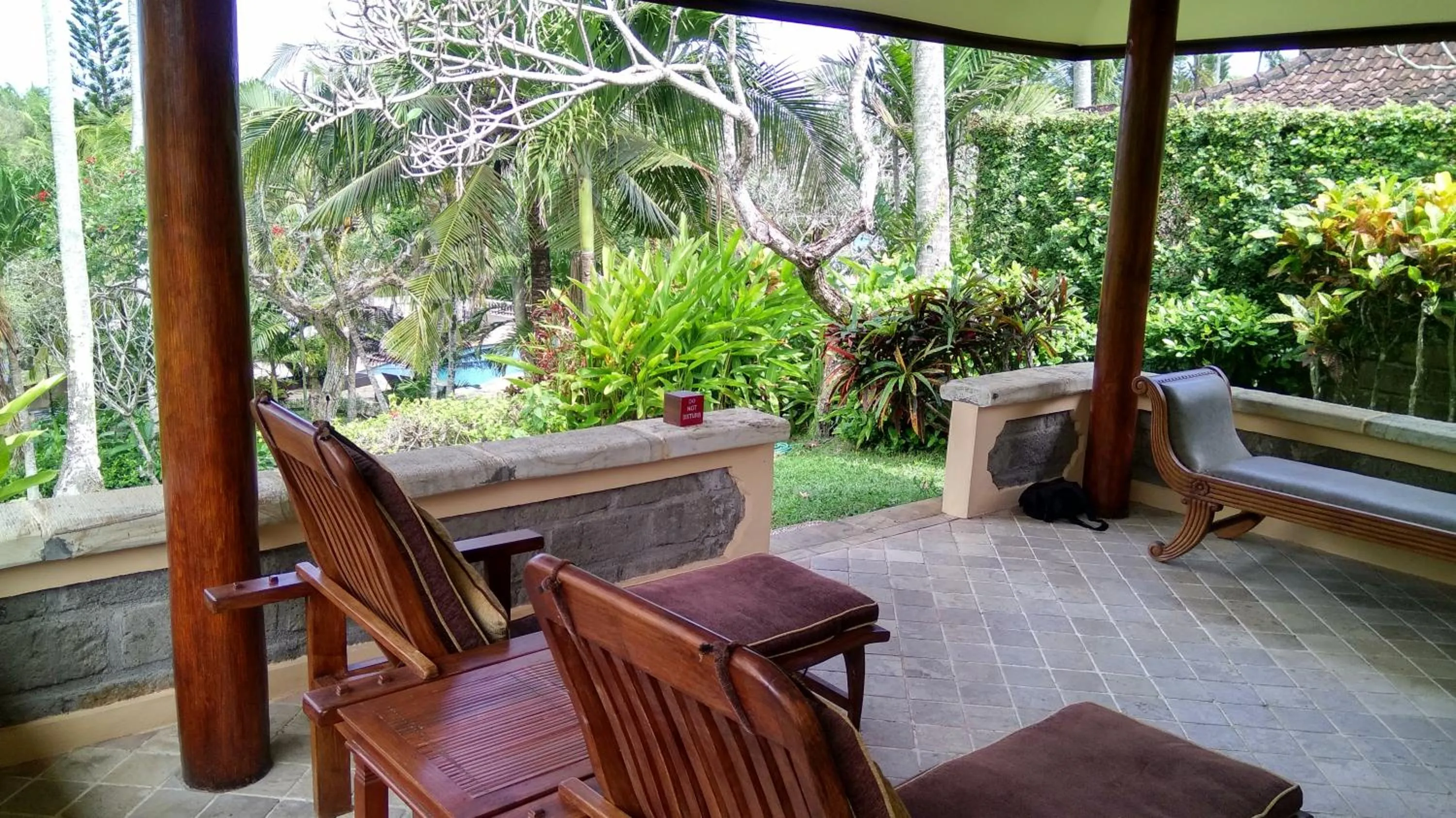 Balcony/Terrace in Gajah Mina Beach Resort
