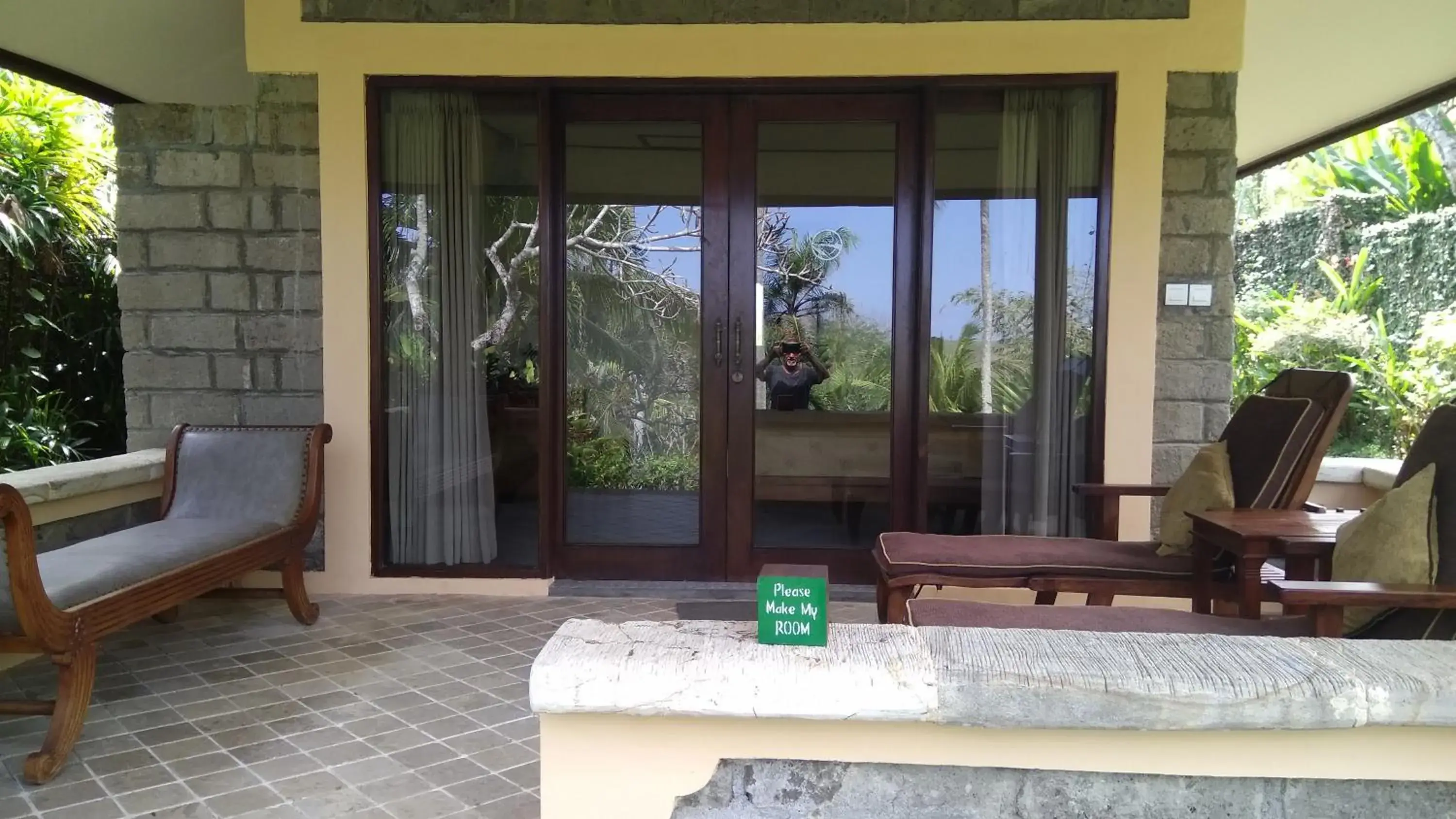 Balcony/Terrace in Gajah Mina Beach Resort Balcony/Terrace in Gajah Mina Beach Resort