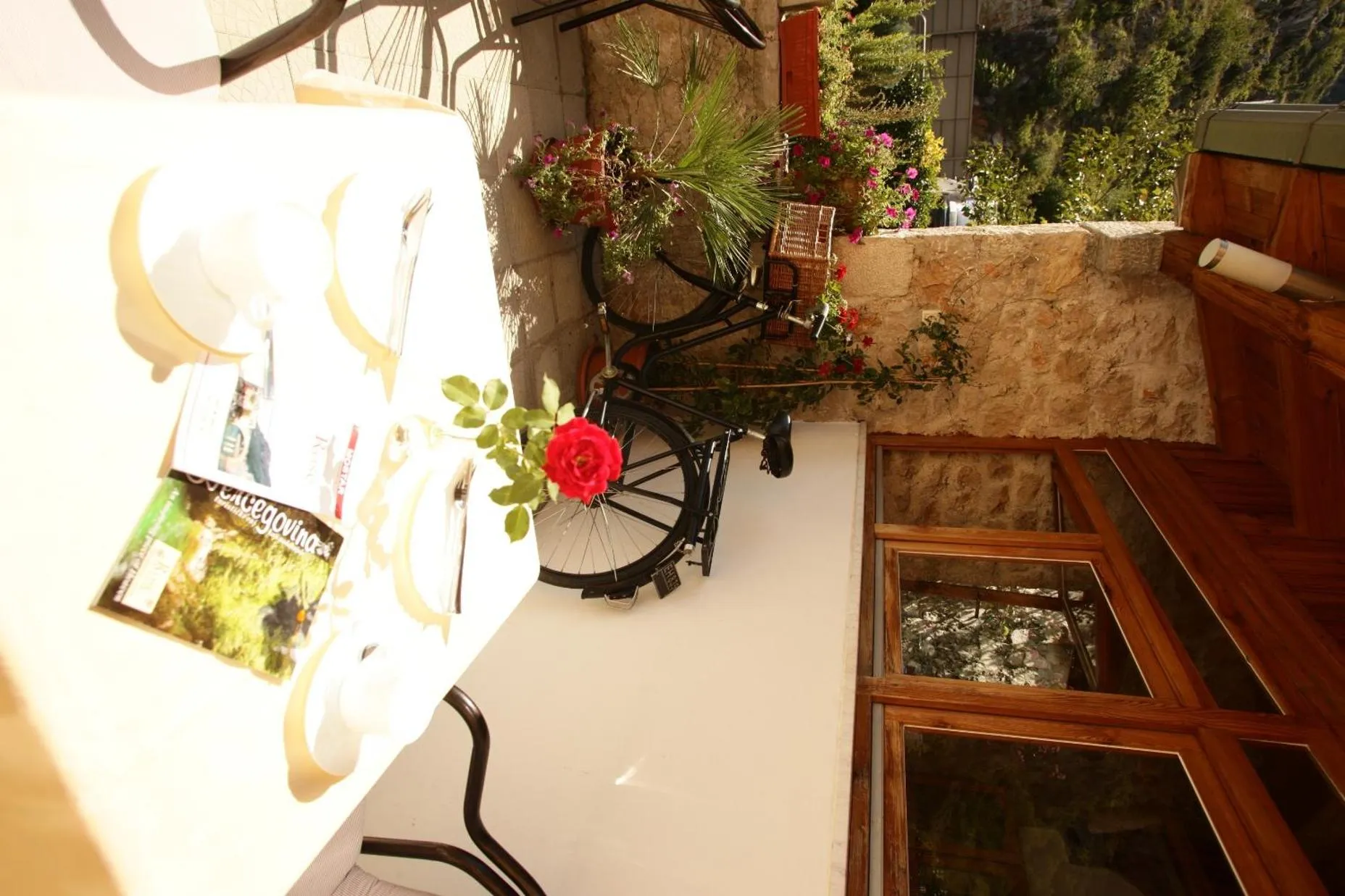 Patio in Pansion Rose