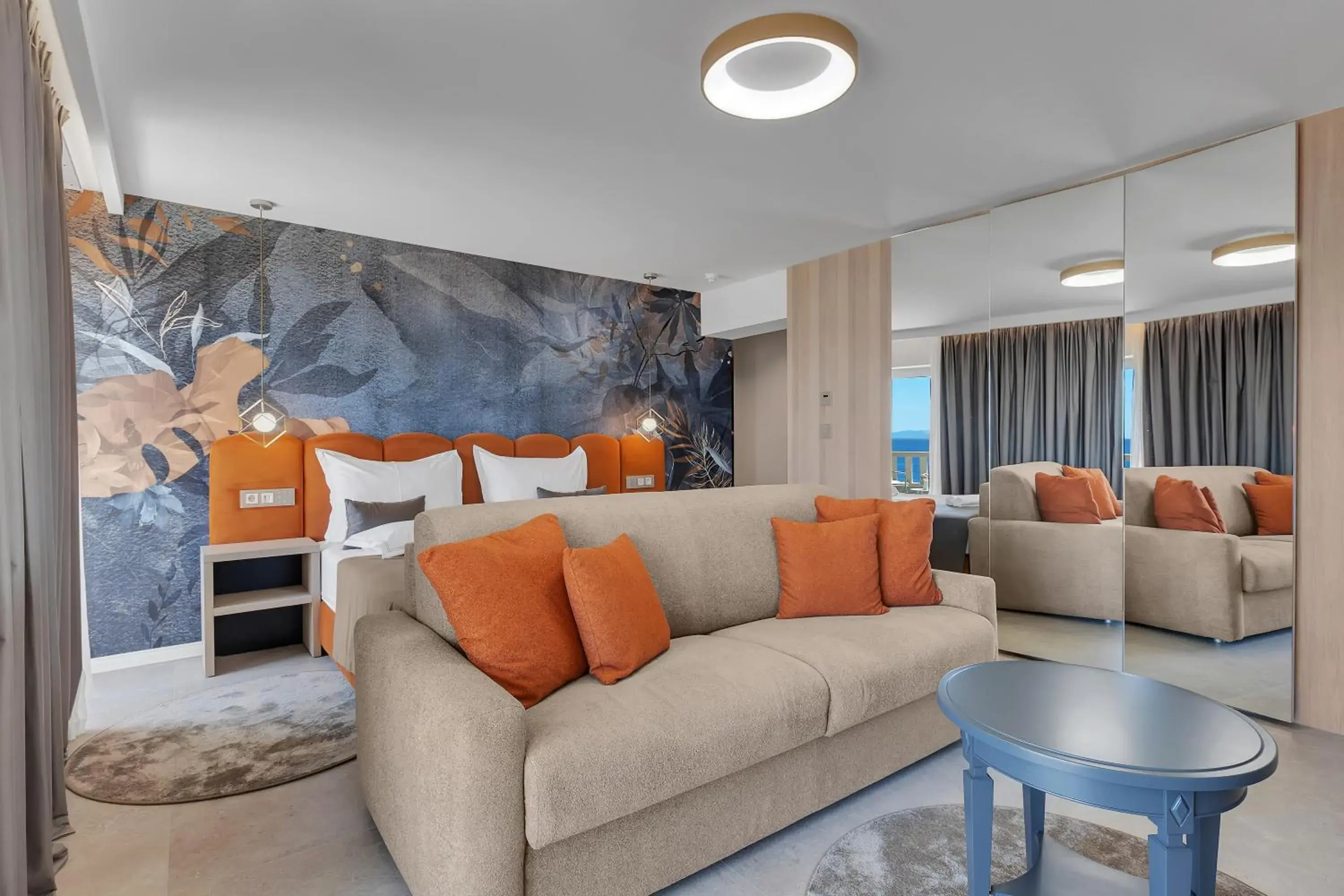 Superior Double Room with Sea View in Hotel Laurentum Superior Double Room with Sea View in Hotel Laurentum