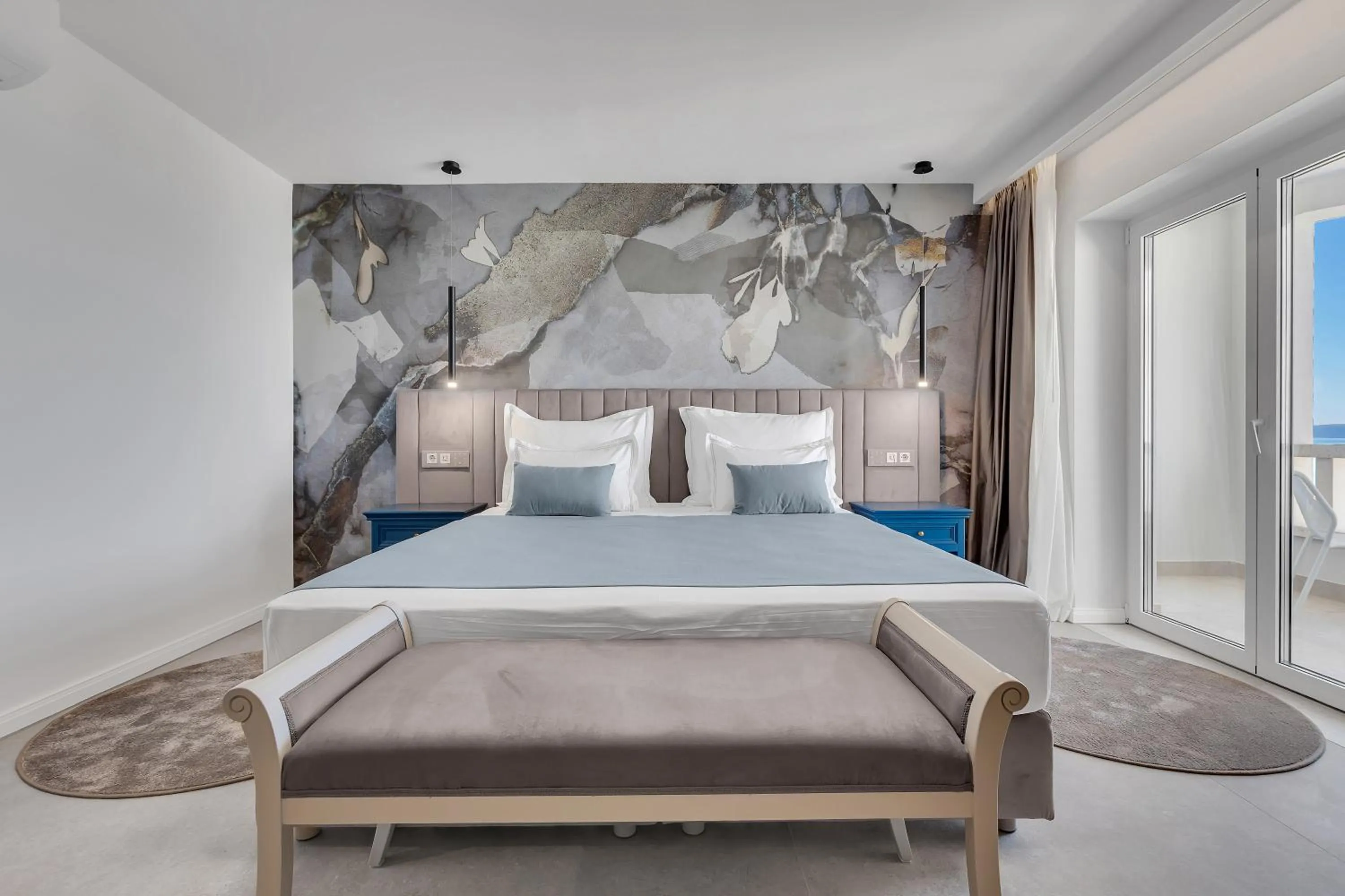 Bed in Hotel Laurentum