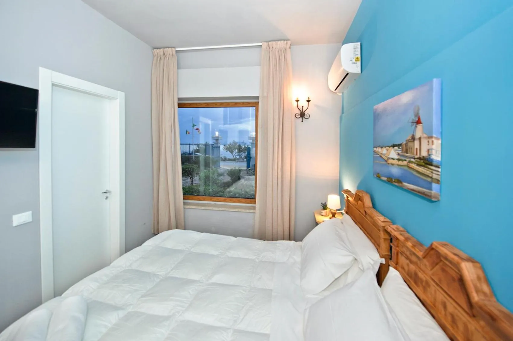 Bed in Relais Lo Stagnone