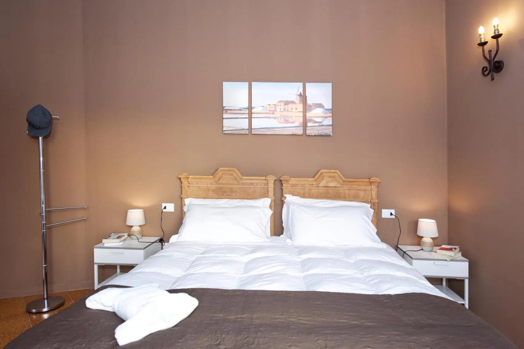 Bed in Relais Lo Stagnone