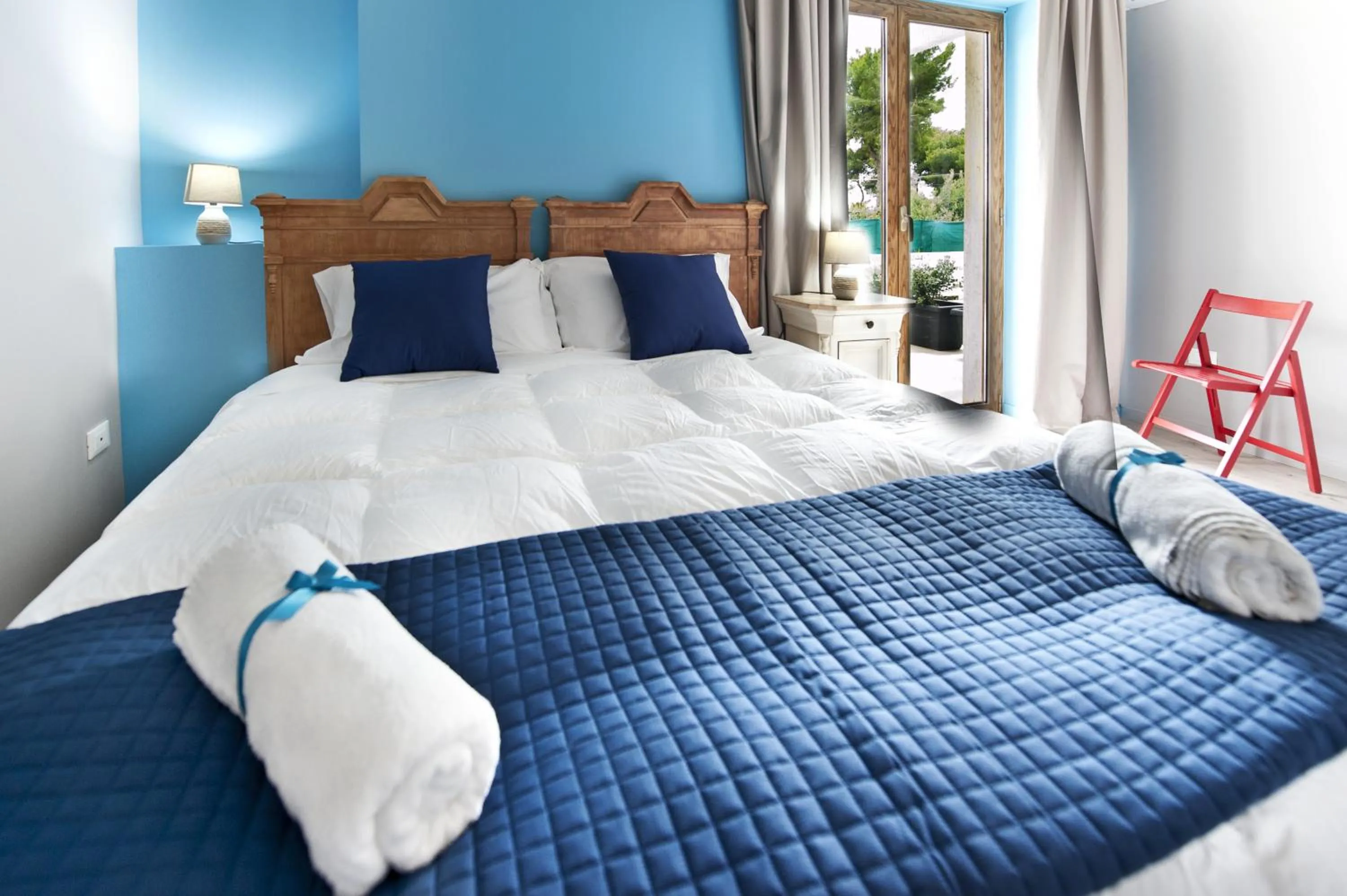 Bed in Relais Lo Stagnone