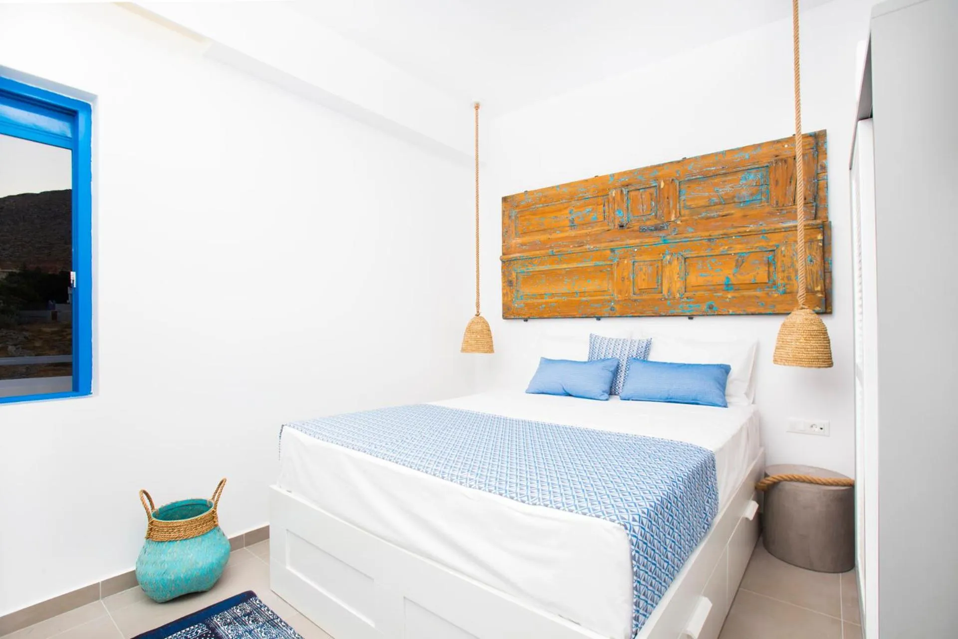 Photo of the whole room, Bed in Lindos Portes Suites - Adults Only
