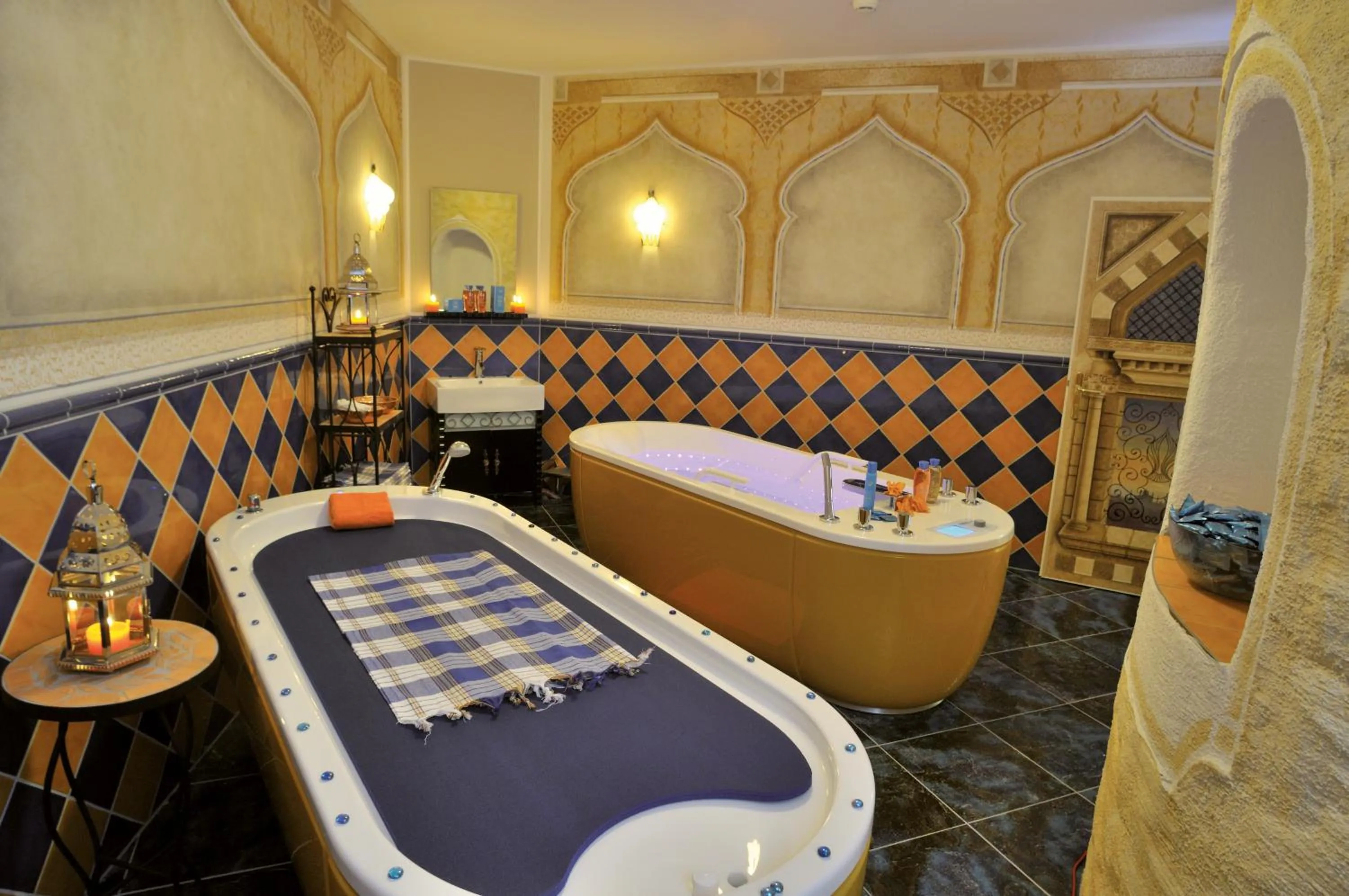 Spa and wellness centre/facilities in Schlosshotel Lacknerhof