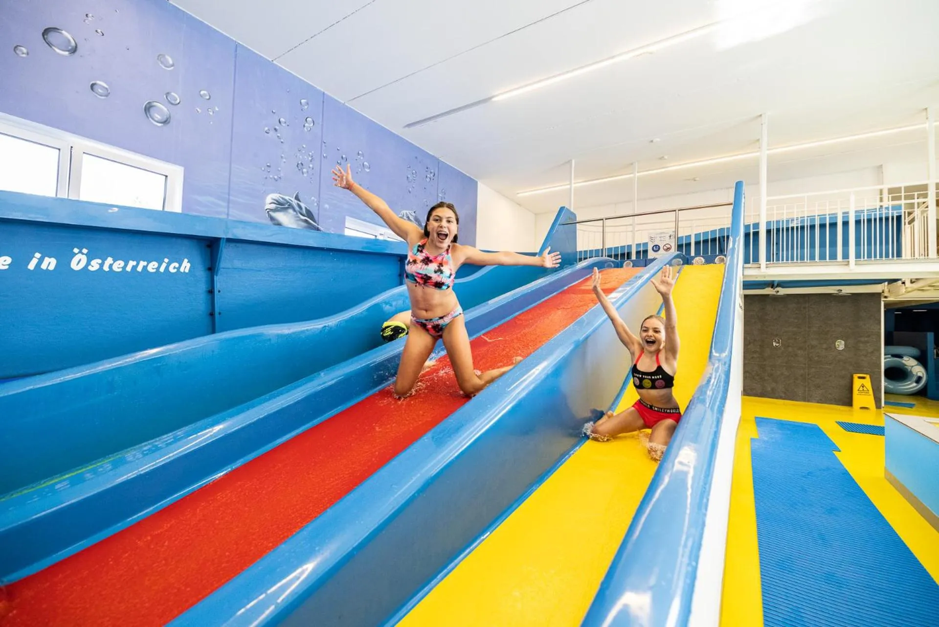 Aqua park in Schlosshotel Lacknerhof