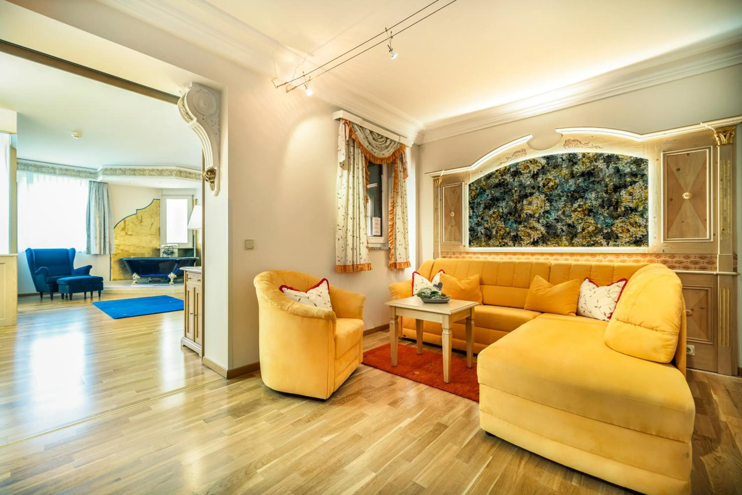 Living room in Schlosshotel Lacknerhof