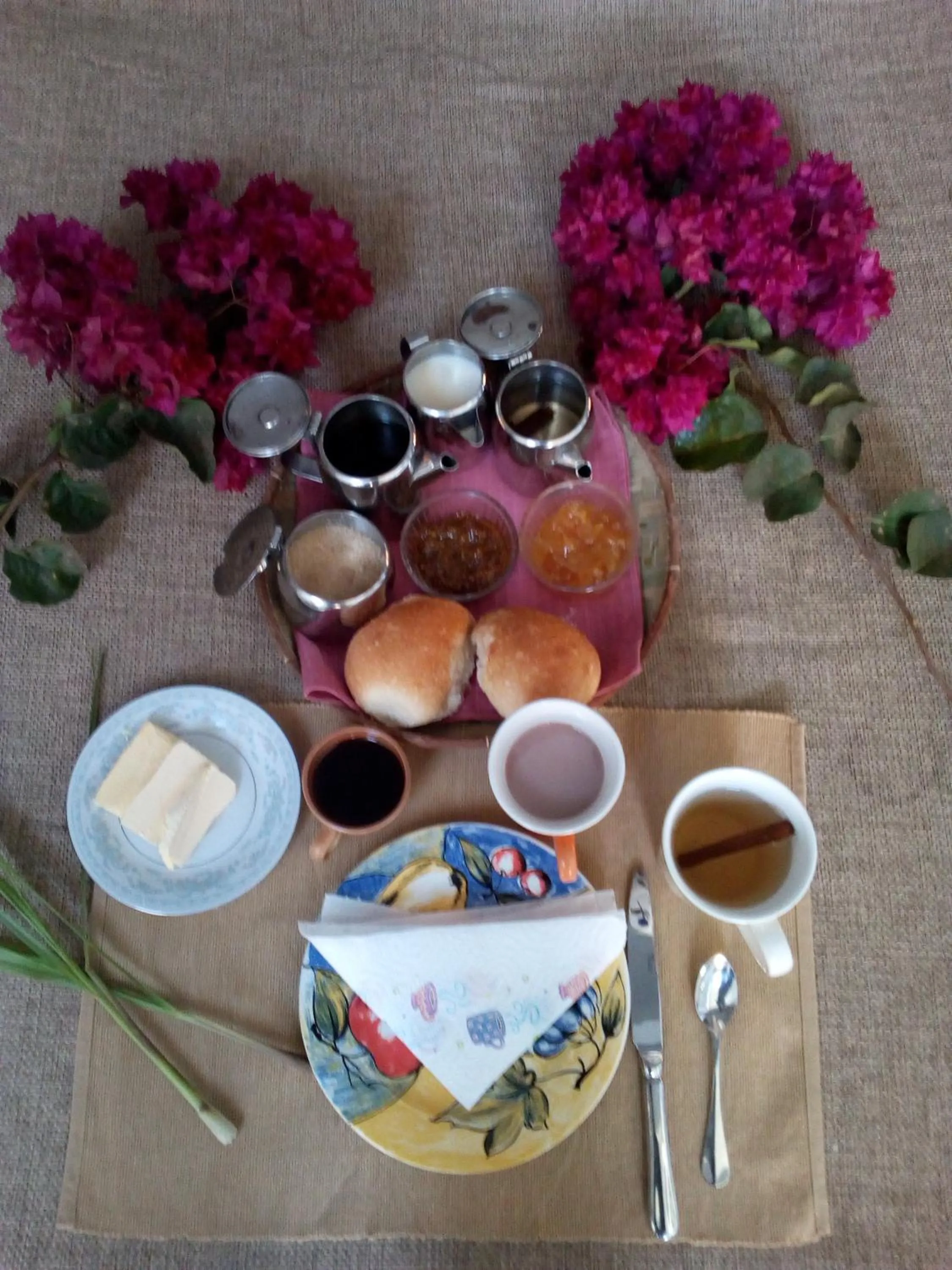 Continental breakfast in Sahamalaza