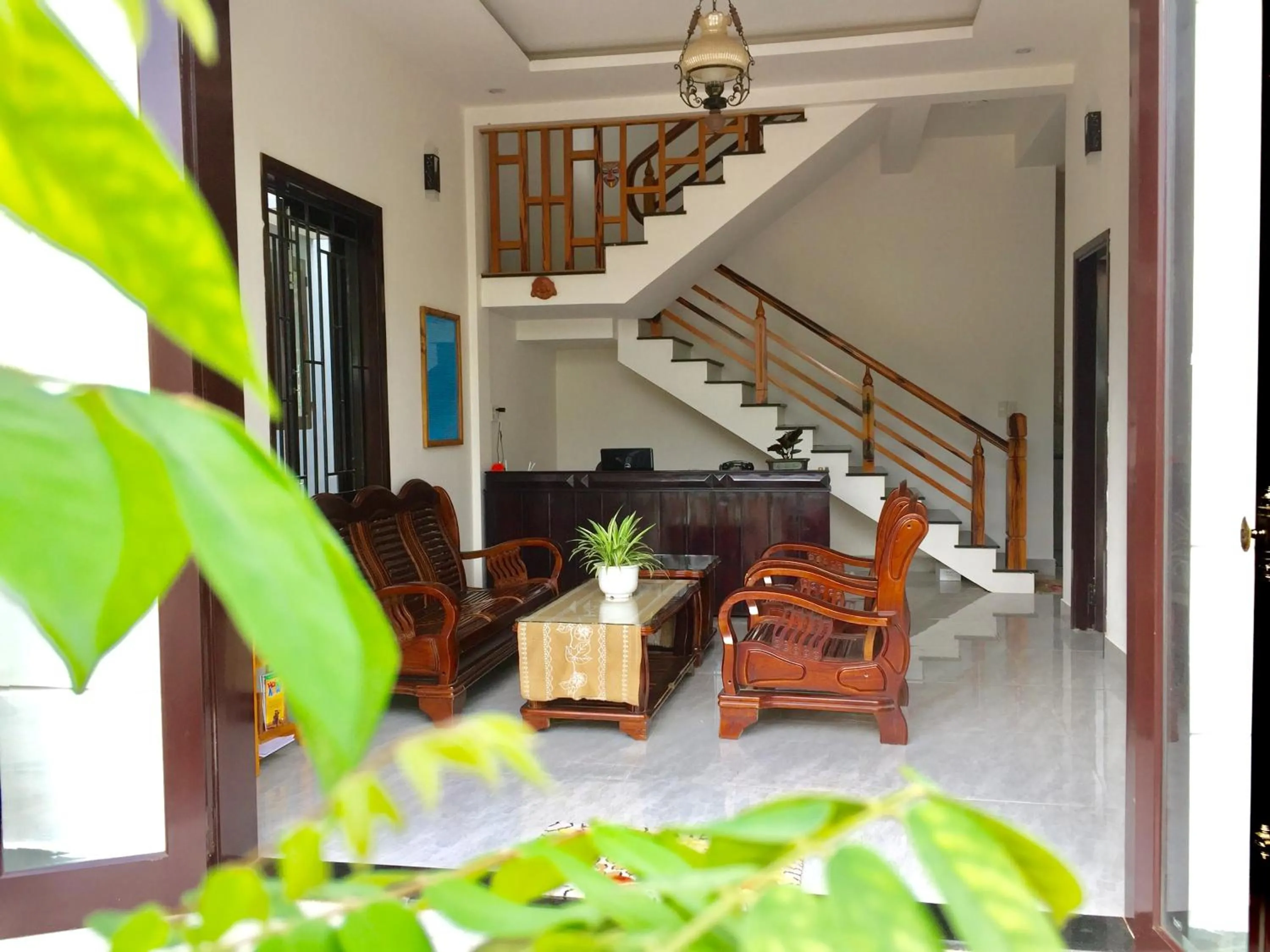 Lobby or reception in Yen villa Hội An