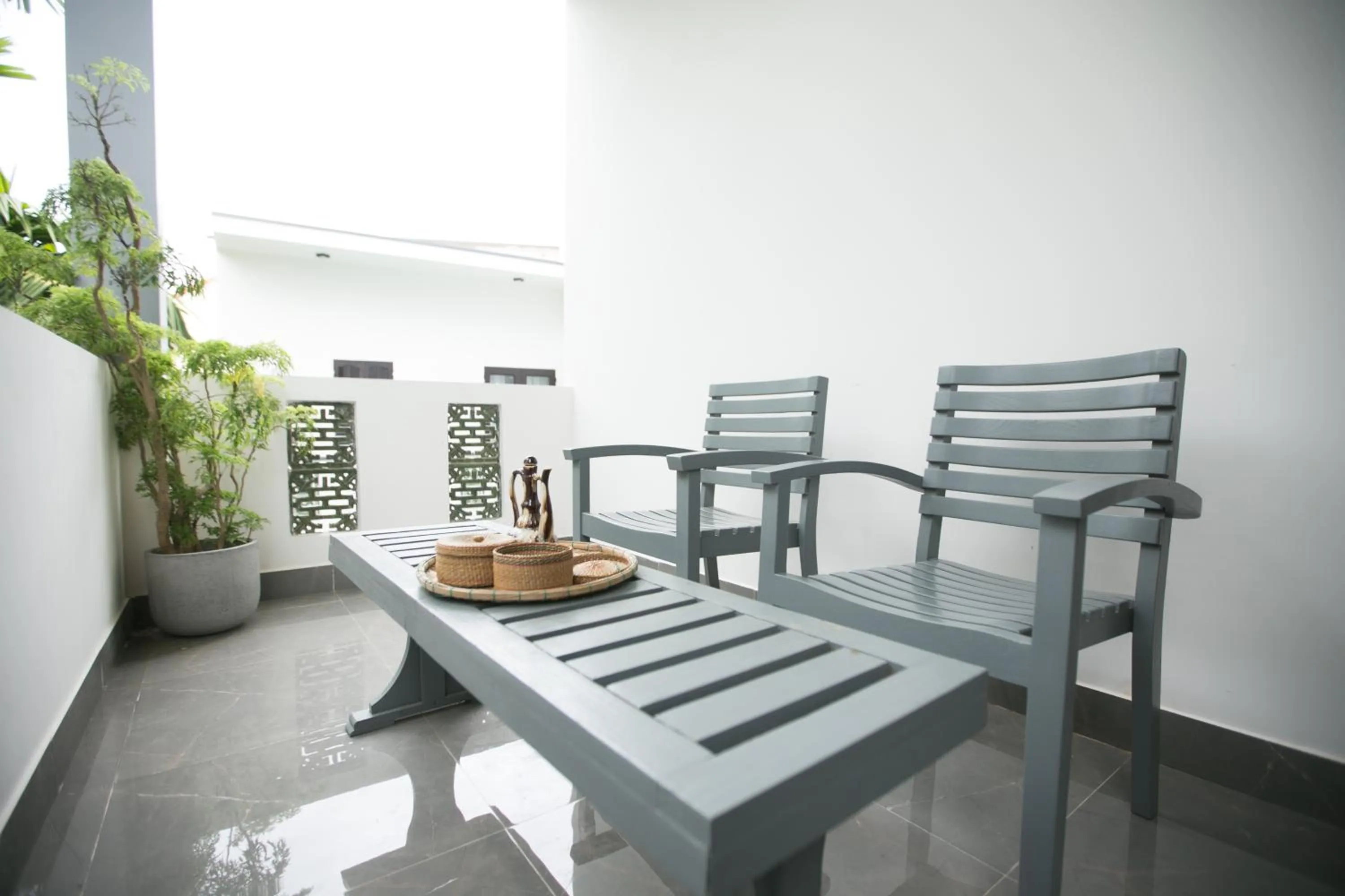 Balcony/Terrace in Yen villa Hội An