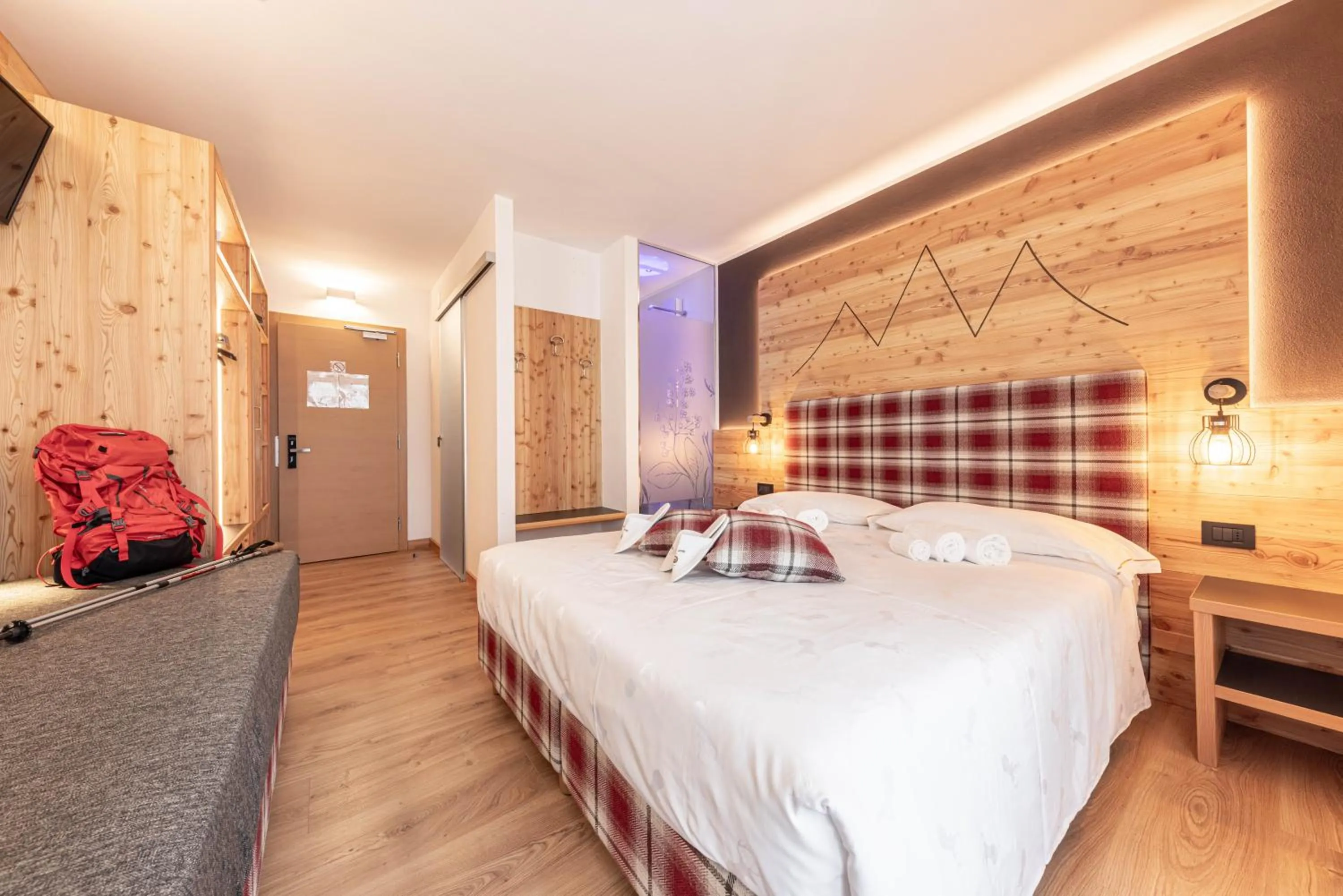 Bed in Hotel La Perla