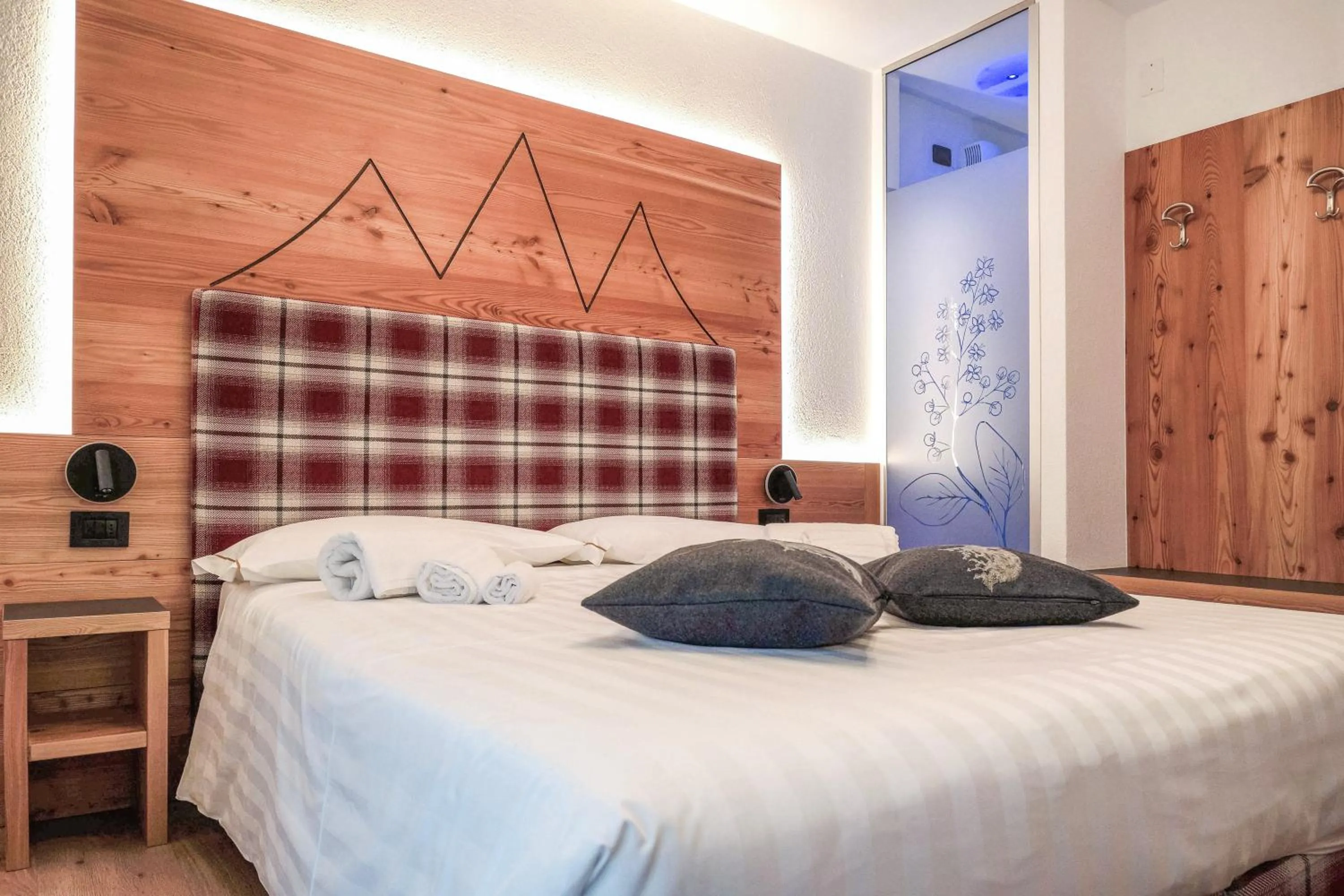 Bed in Hotel La Perla