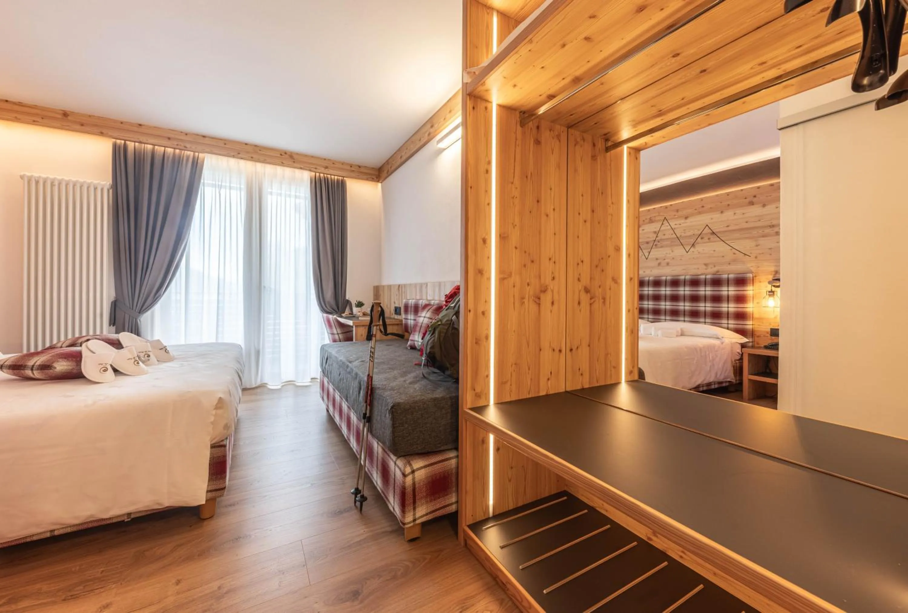 Bed in Hotel La Perla