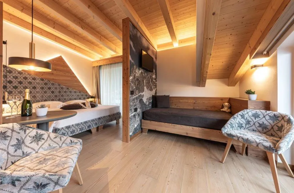 Bed in Hotel La Perla