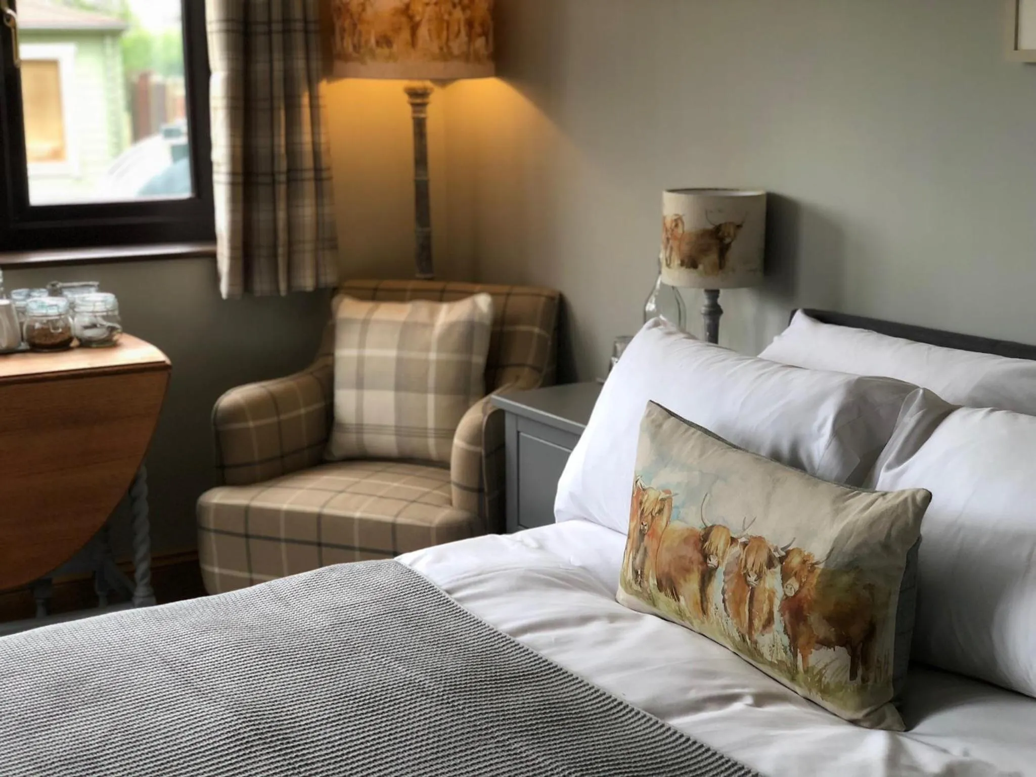 Bed in The Earsdon Annexe