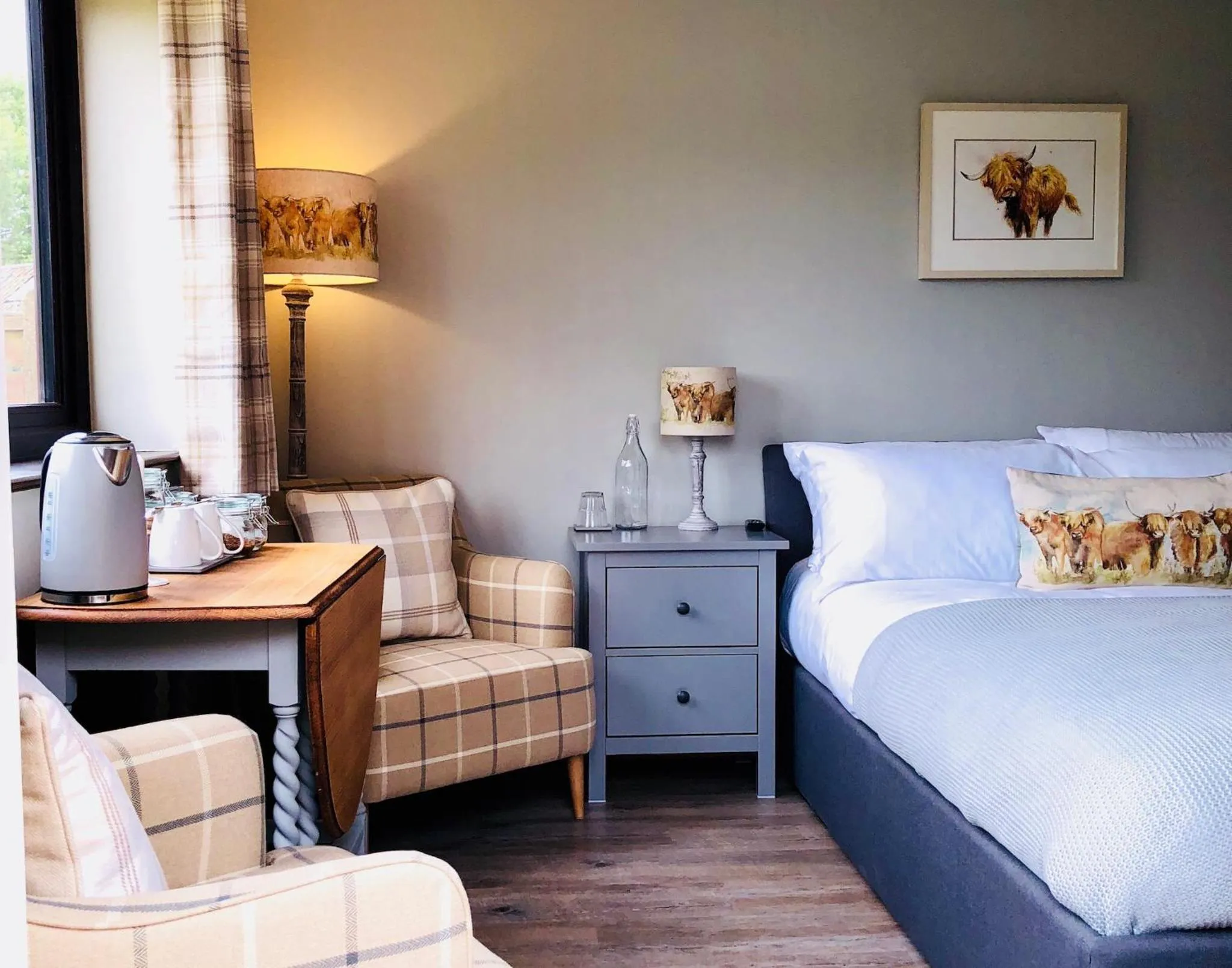 Bed in The Earsdon Annexe