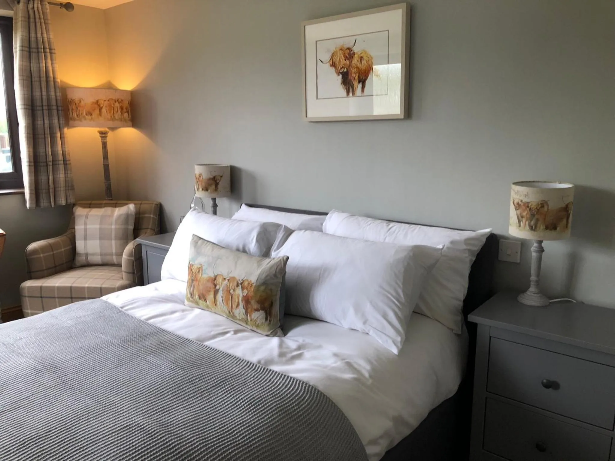 Bed in The Earsdon Annexe