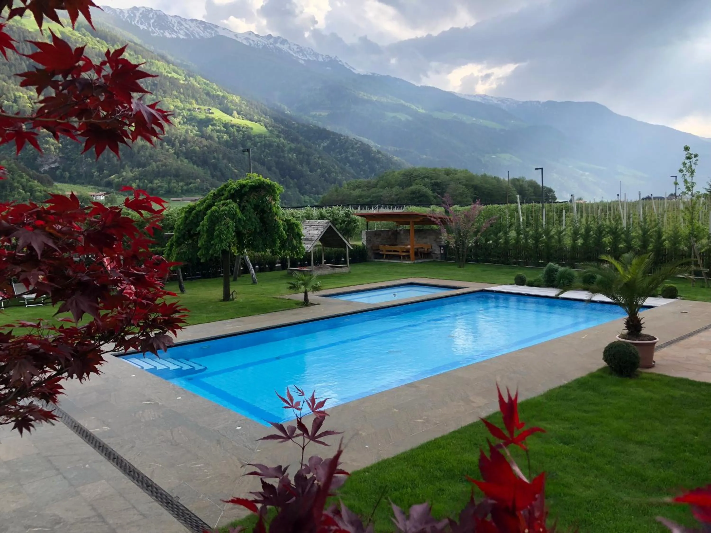 Swimming pool in Hotel Untermelz