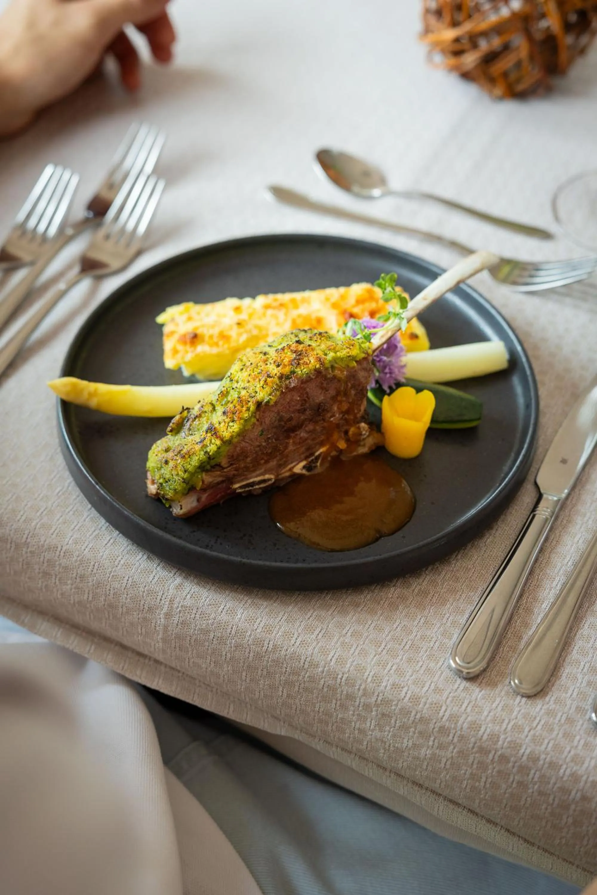 Food in Hotel Untermelz