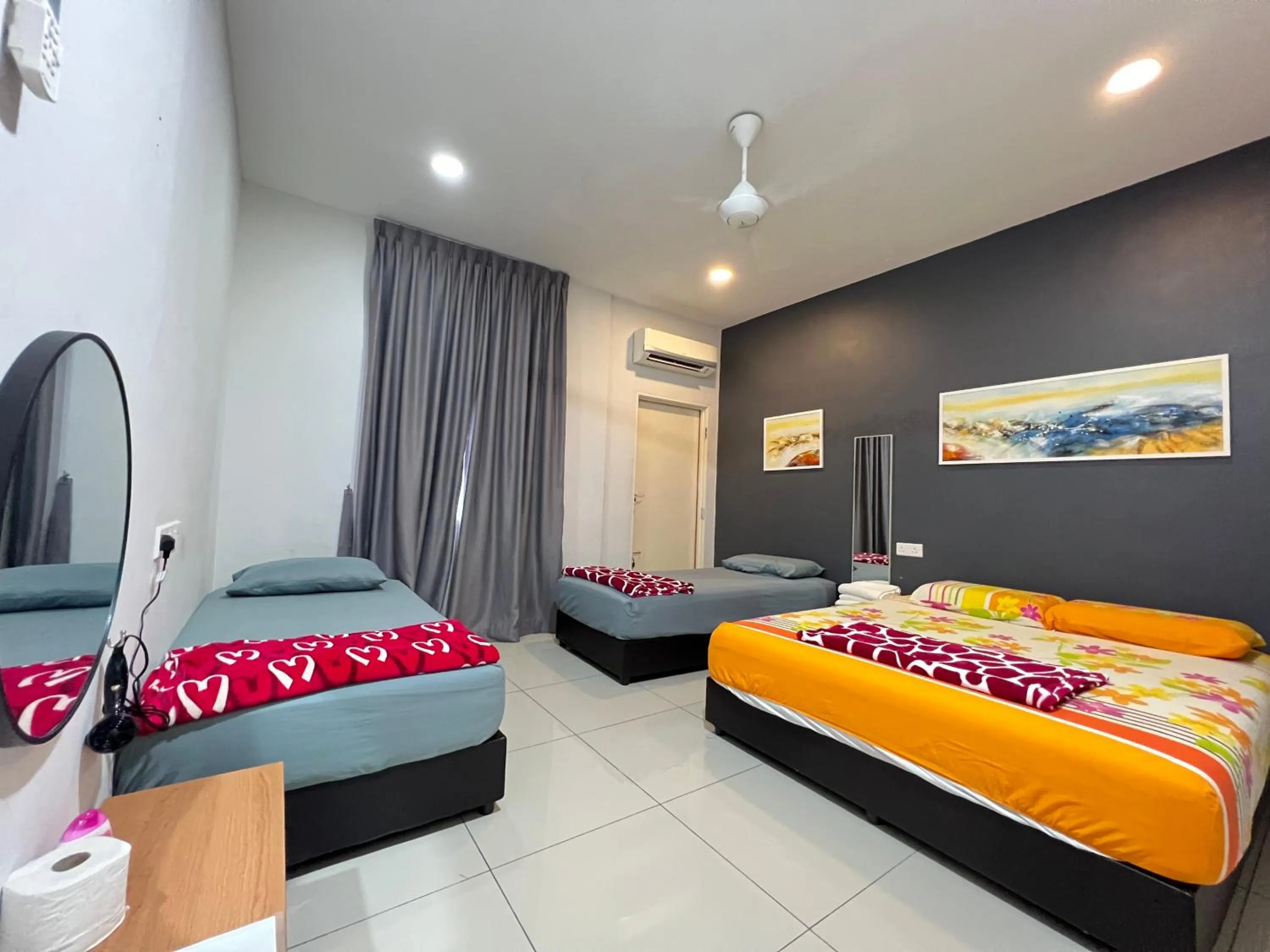 Bed in Jiaxin Homestay - JP Pedana 家馨民宿