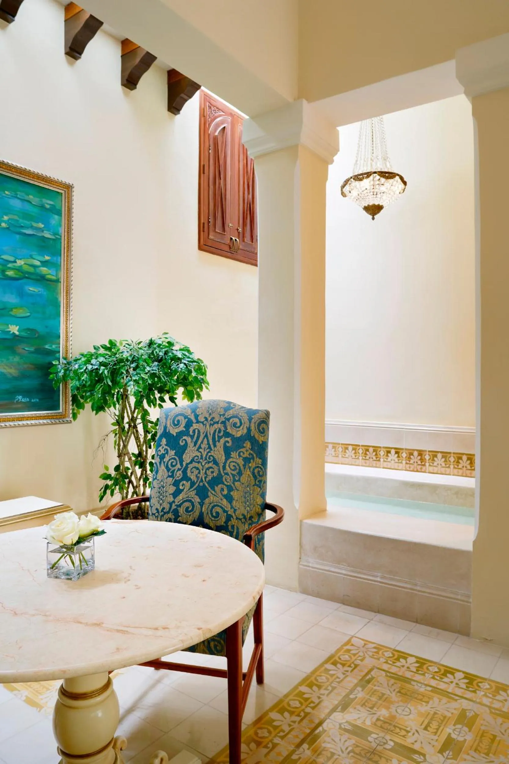 Living room in Casa Lecanda Boutique Hotel