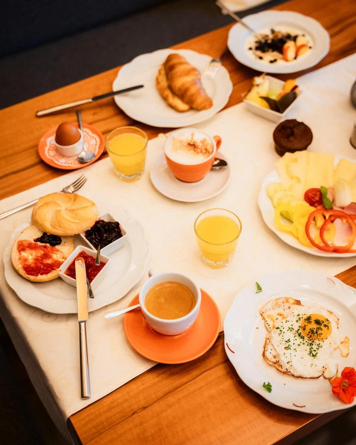 Breakfast in Aparthotel Pfeffermühle