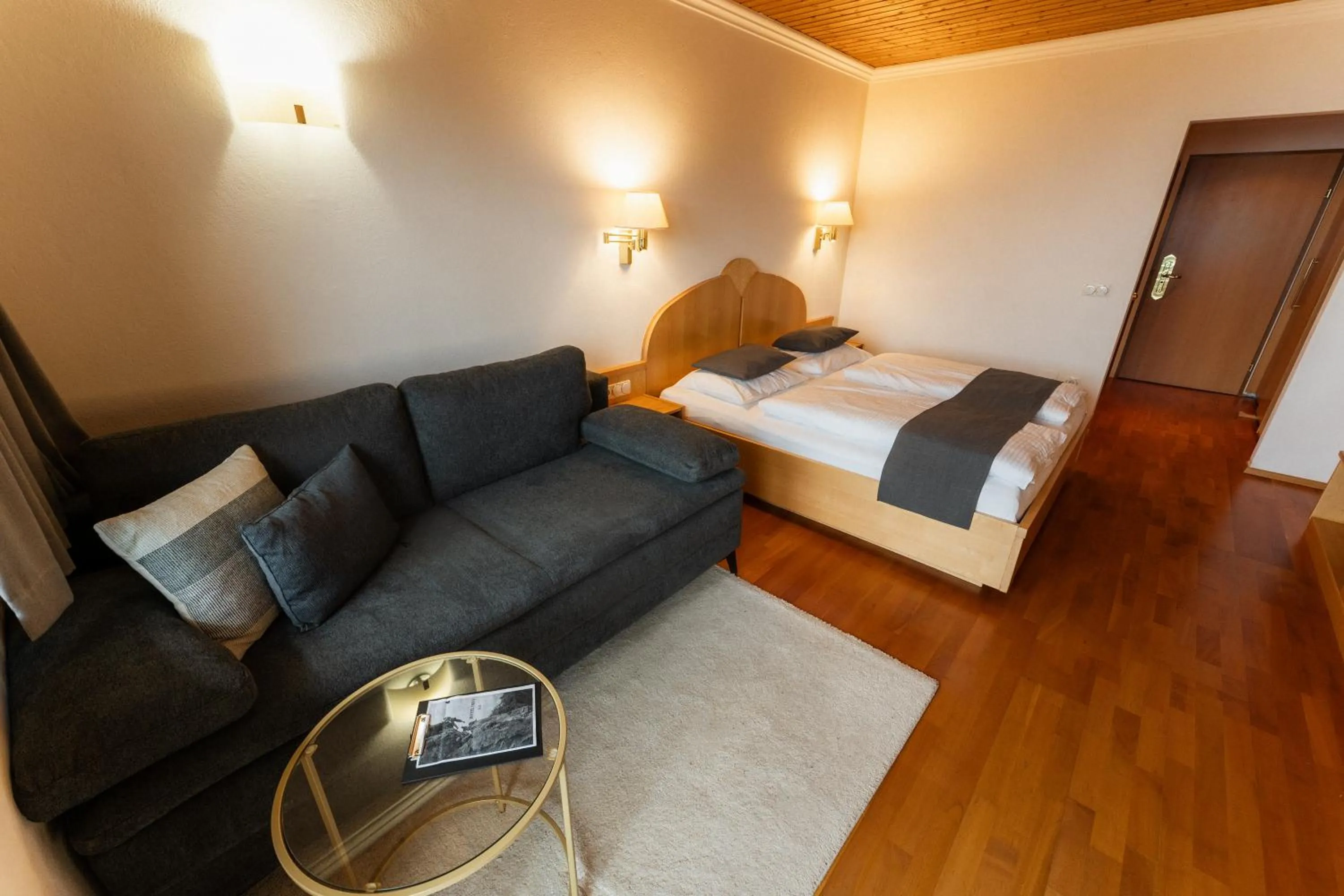 Bed in Aparthotel Pfeffermühle