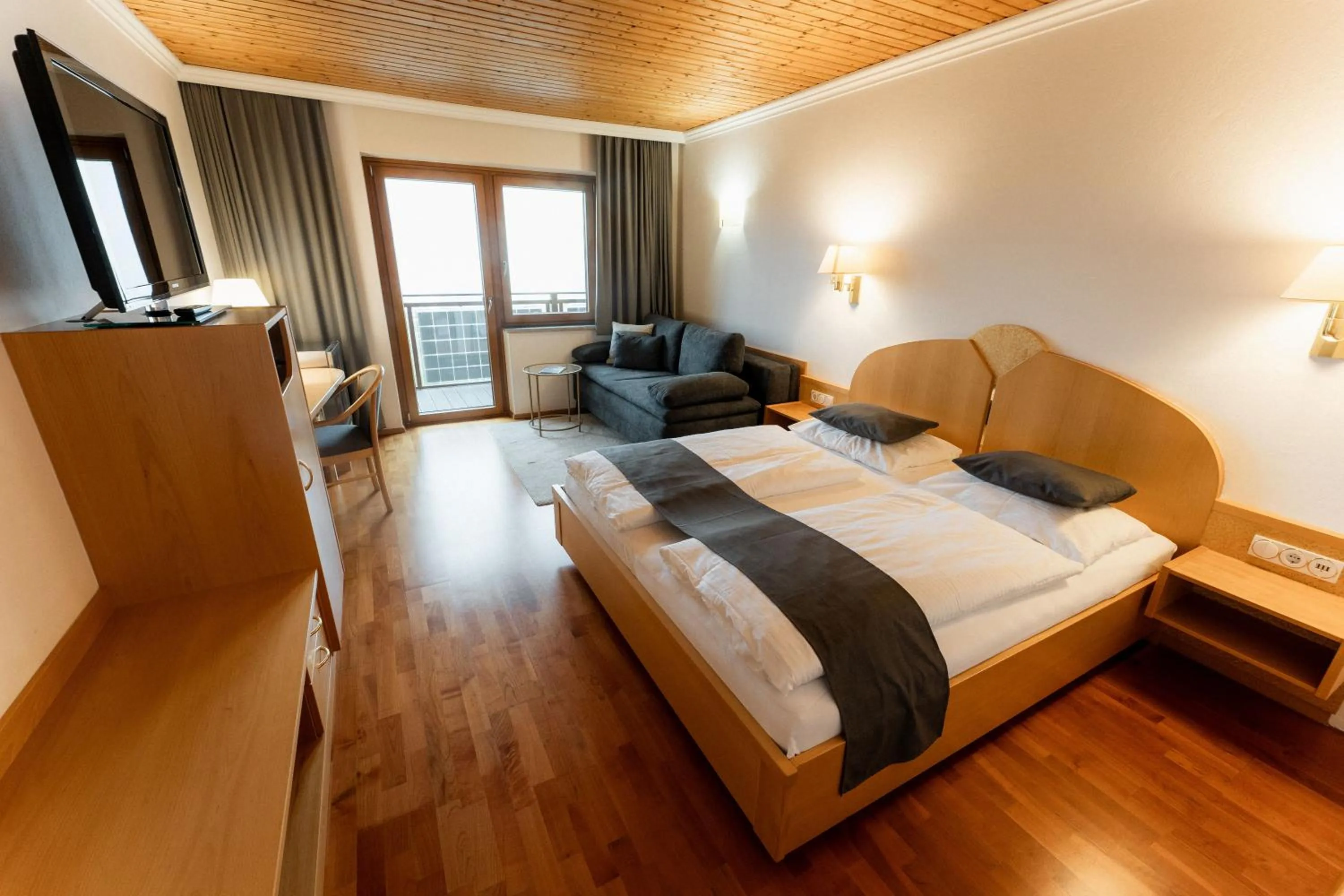 Bed in Aparthotel Pfeffermühle