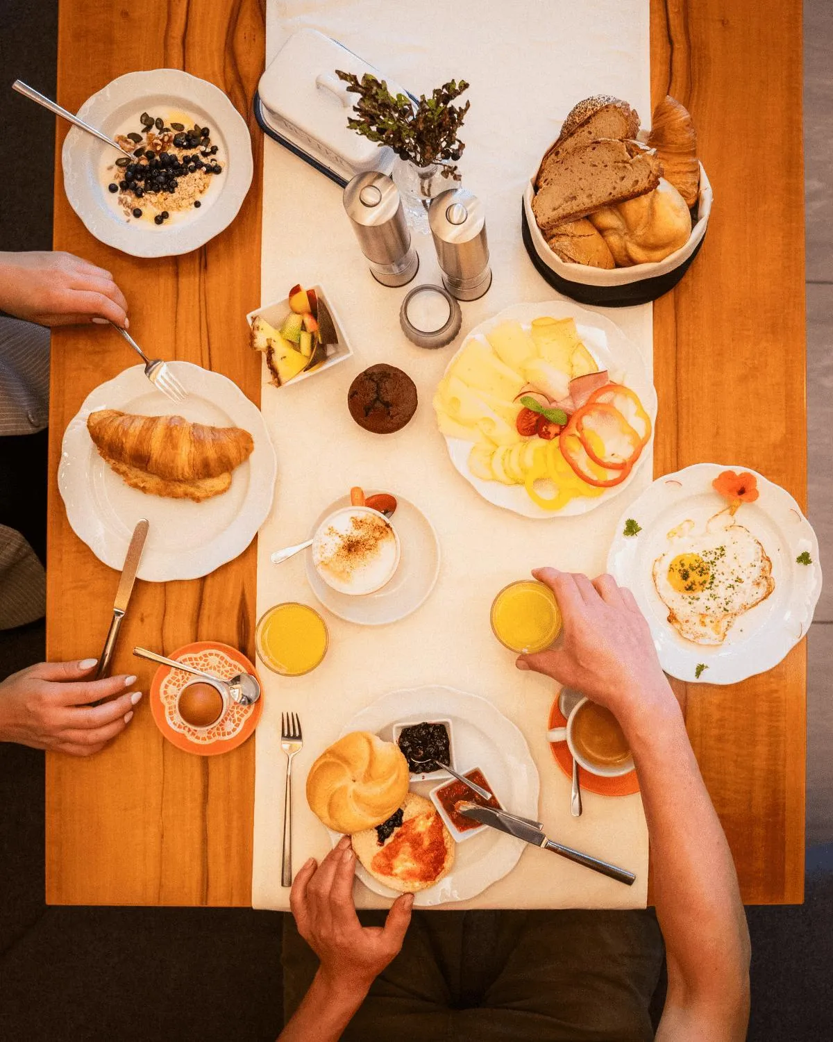 Breakfast in Aparthotel Pfeffermühle
