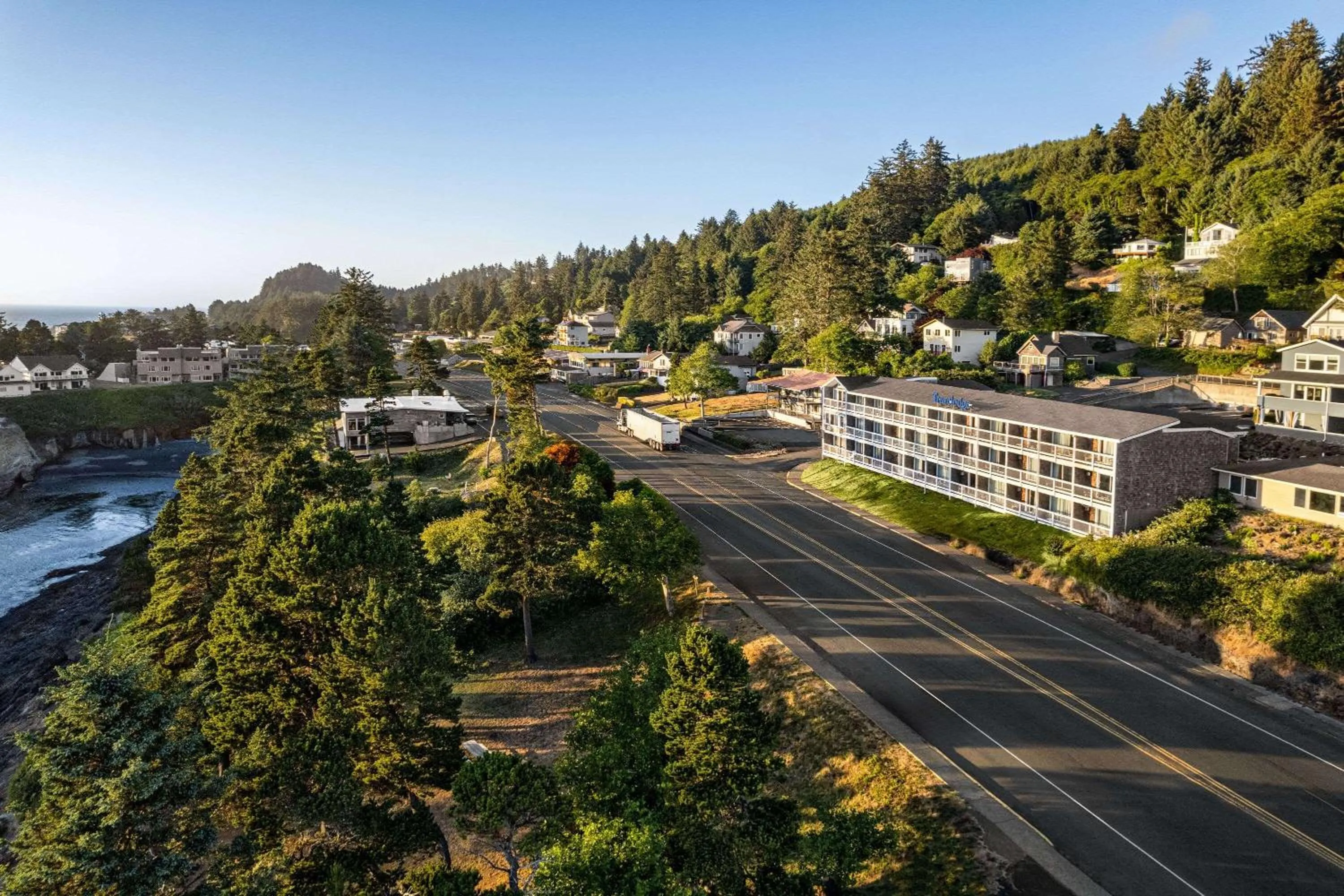 Property building in Travelodge by Wyndham Depoe Bay