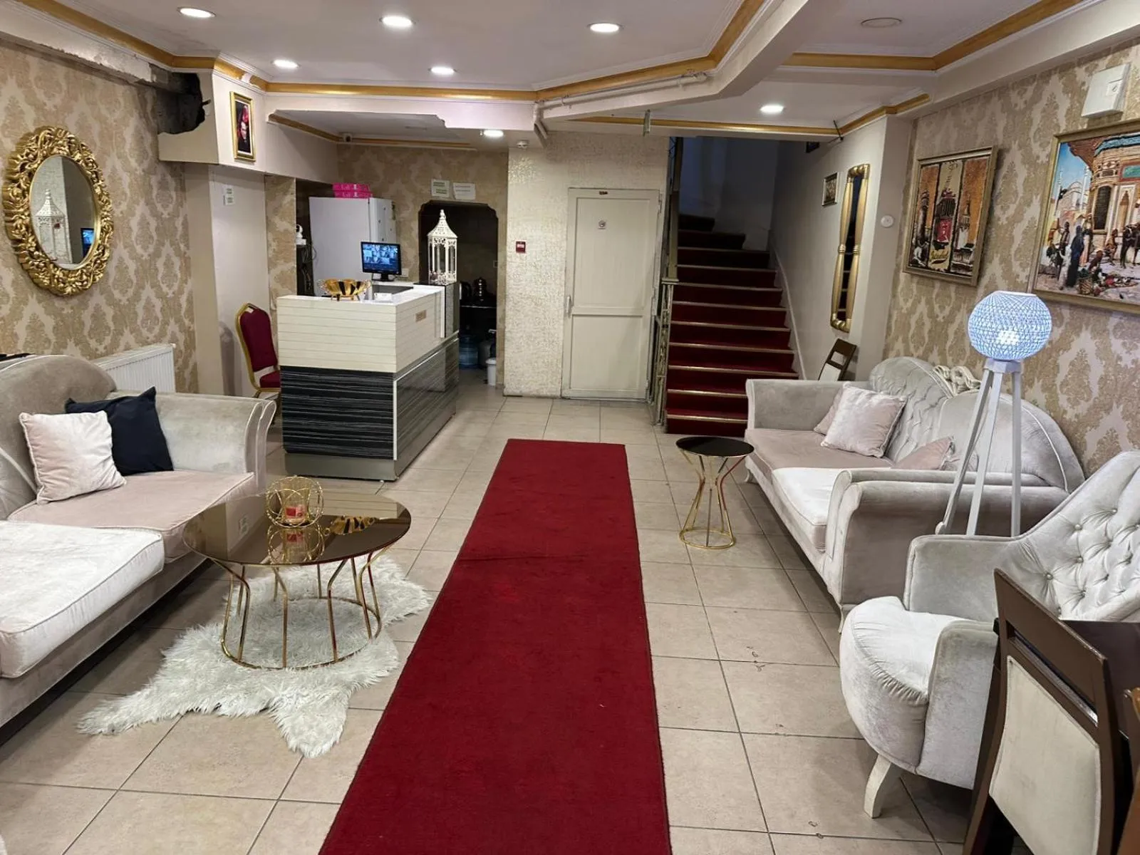 Seating area in şah otel