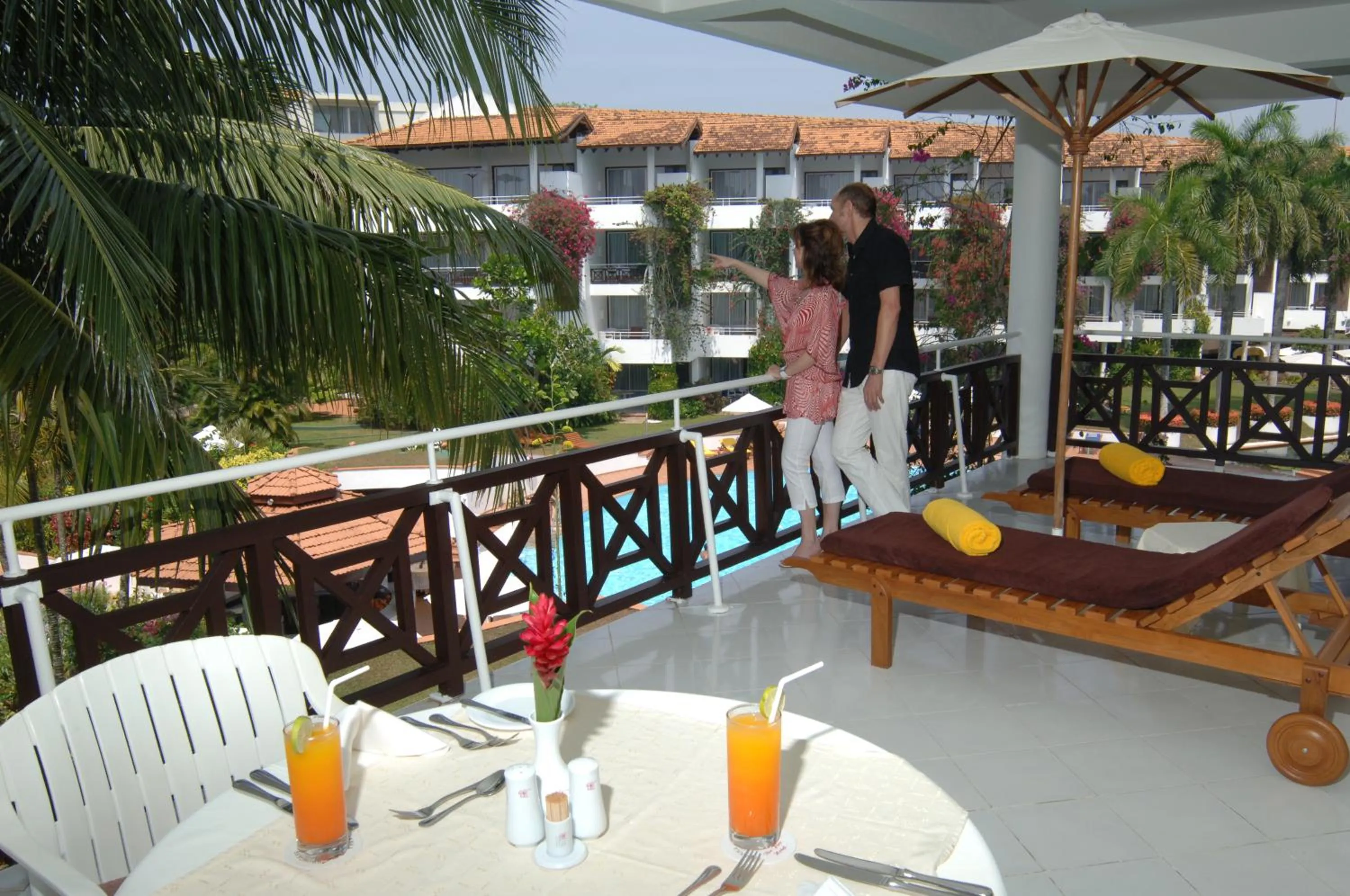 Balcony/Terrace in Lanka Princess All Inclusive Hotel