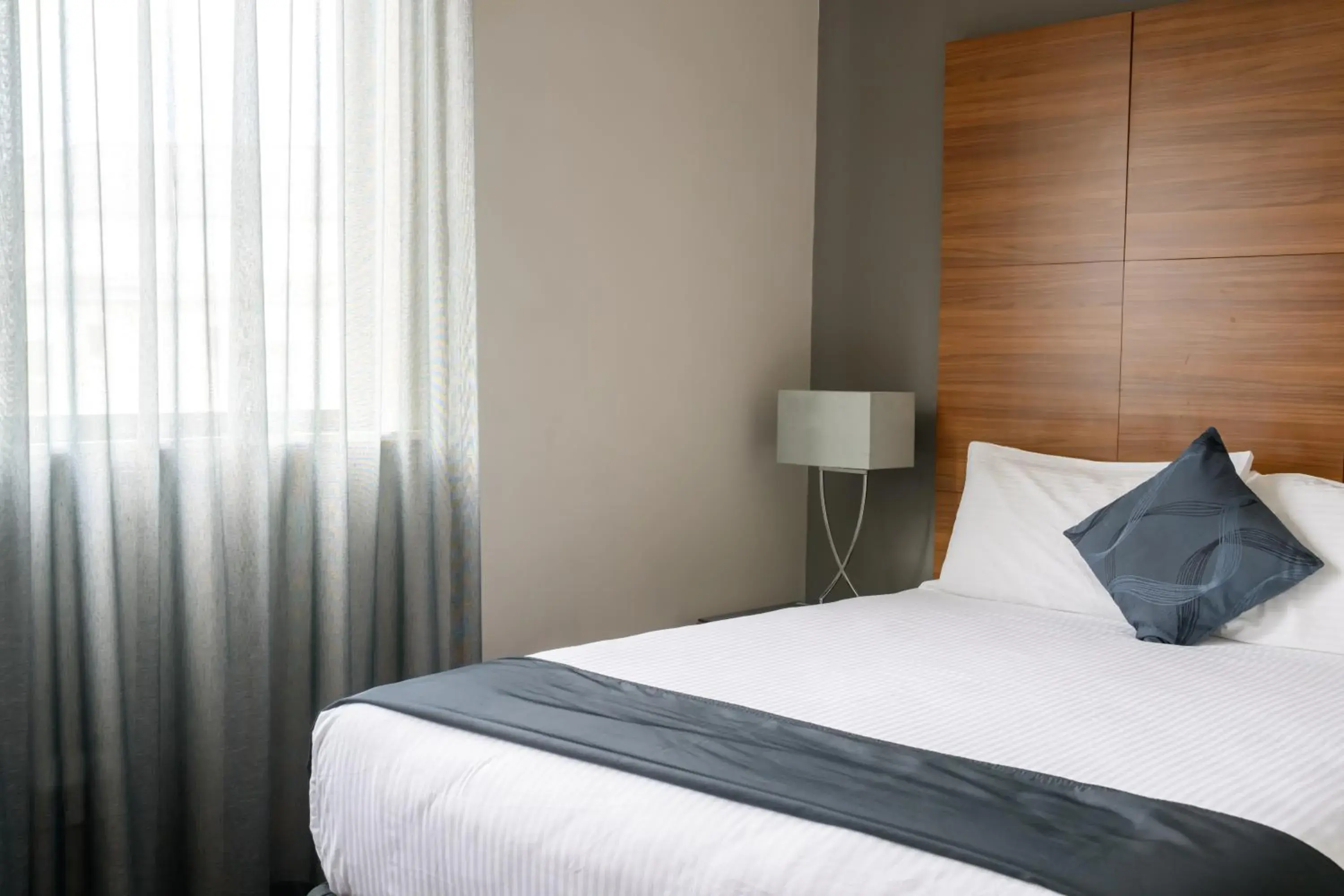 Bed in Crest on Barkly Hotel Bed in Crest on Barkly Hotel