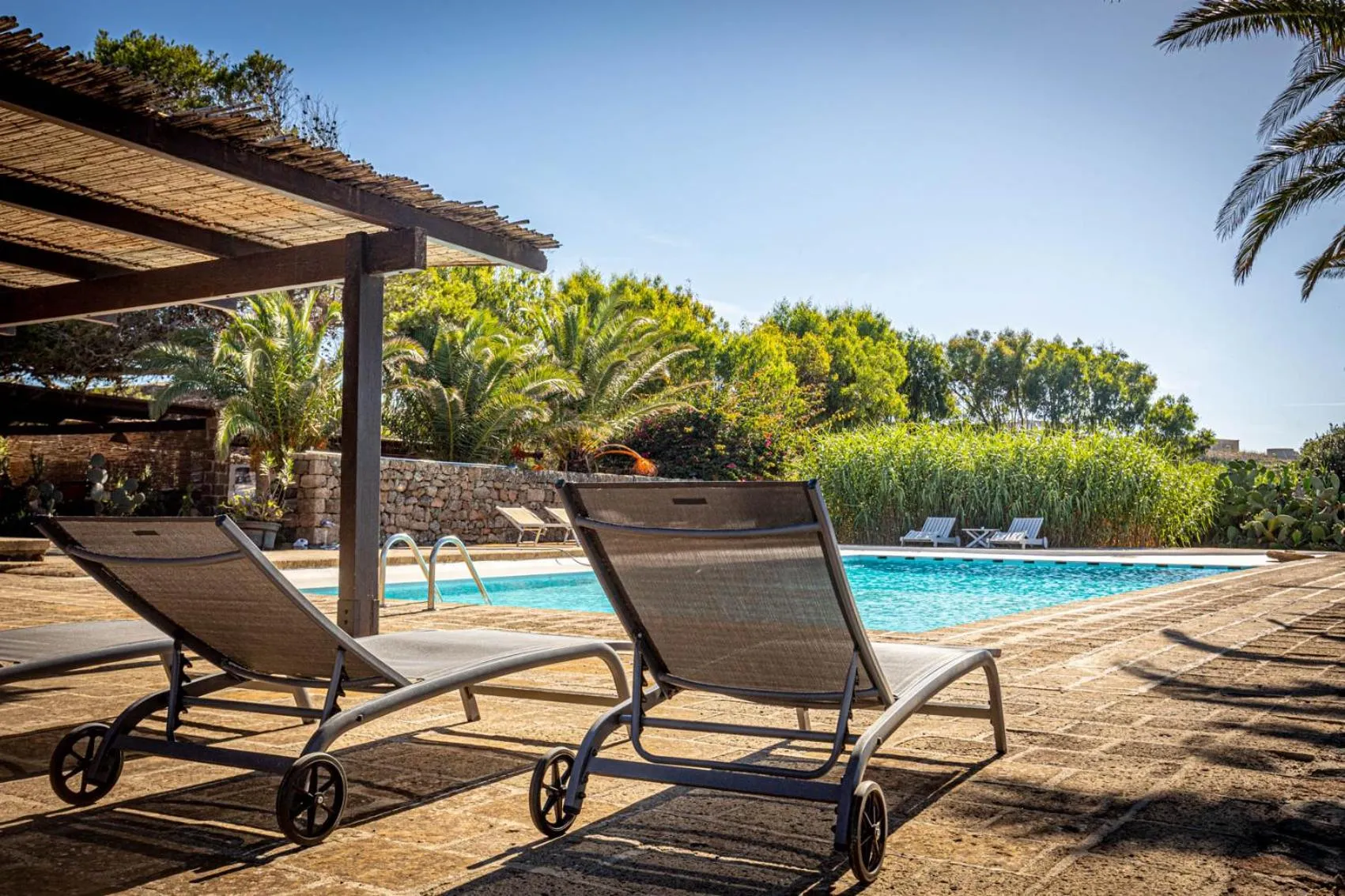 Swimming pool in Residenza Khaddiuggia