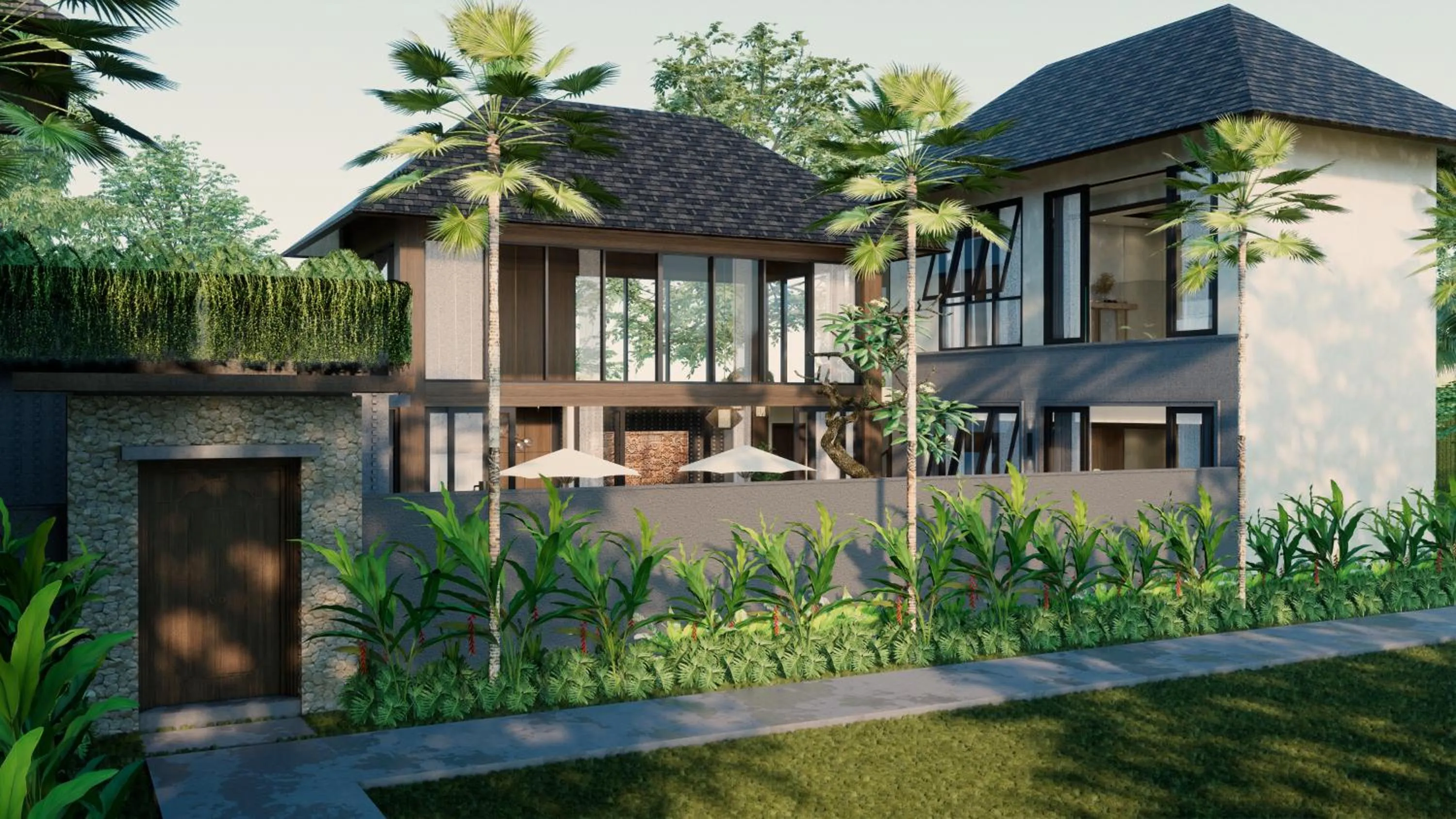 Property building in The One Boutique Villa