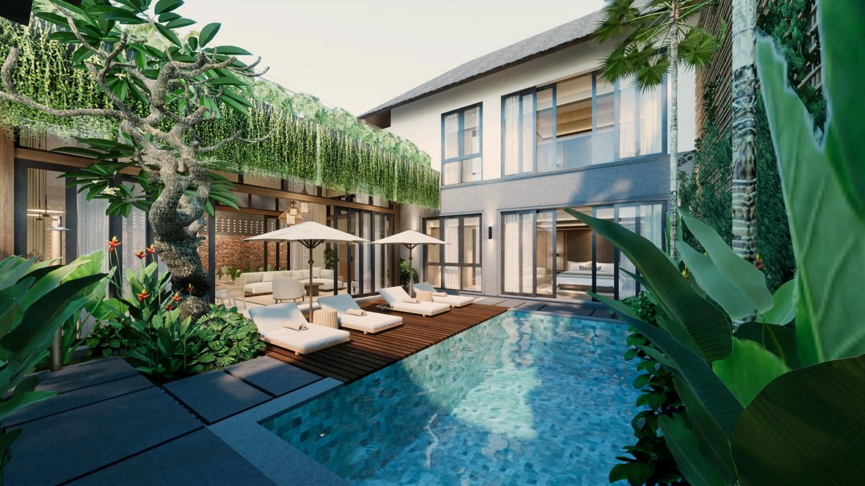 Property building in The One Boutique Villa