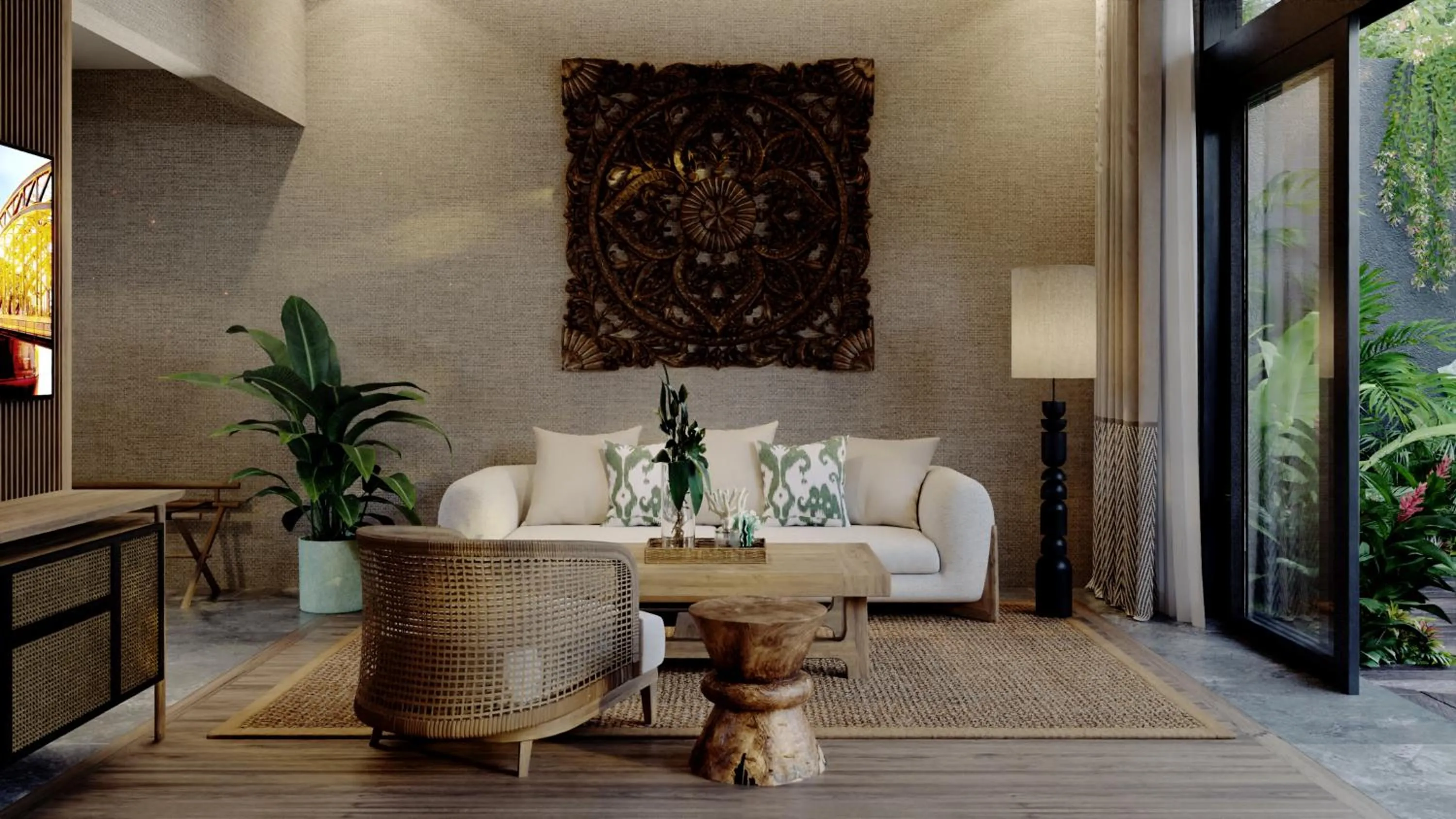 Living room in The One Boutique Villa