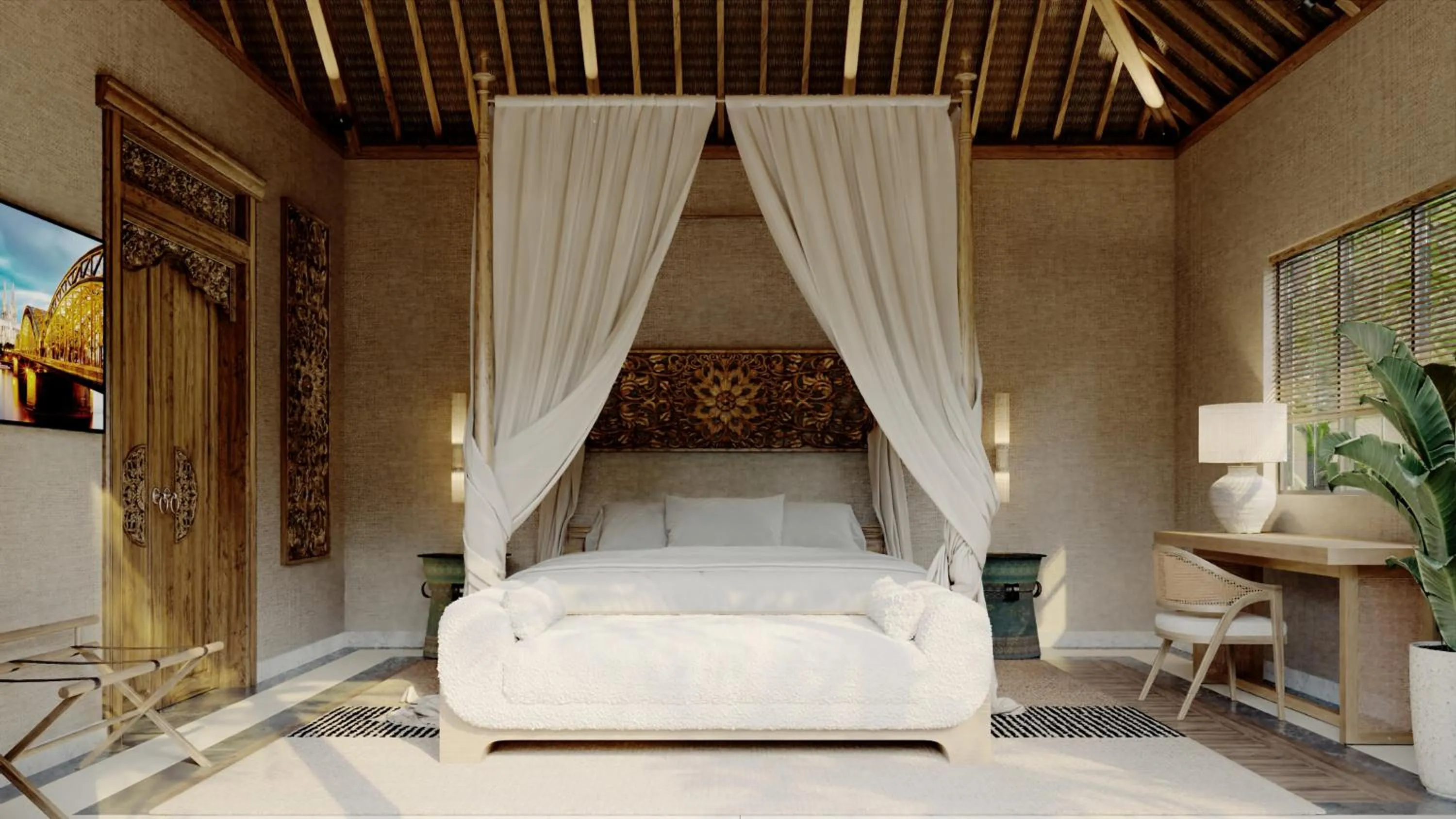 Bedroom, Bed in The One Boutique Villa