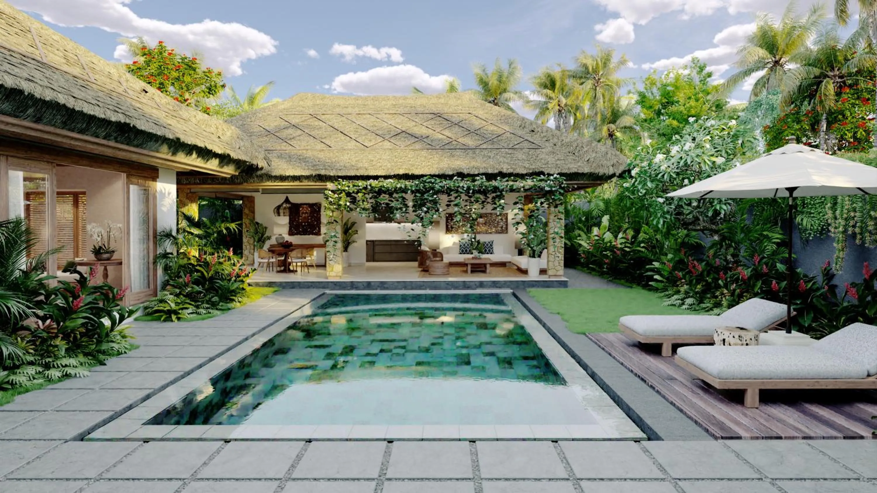 Swimming pool in The One Boutique Villa & Spa Seminyak