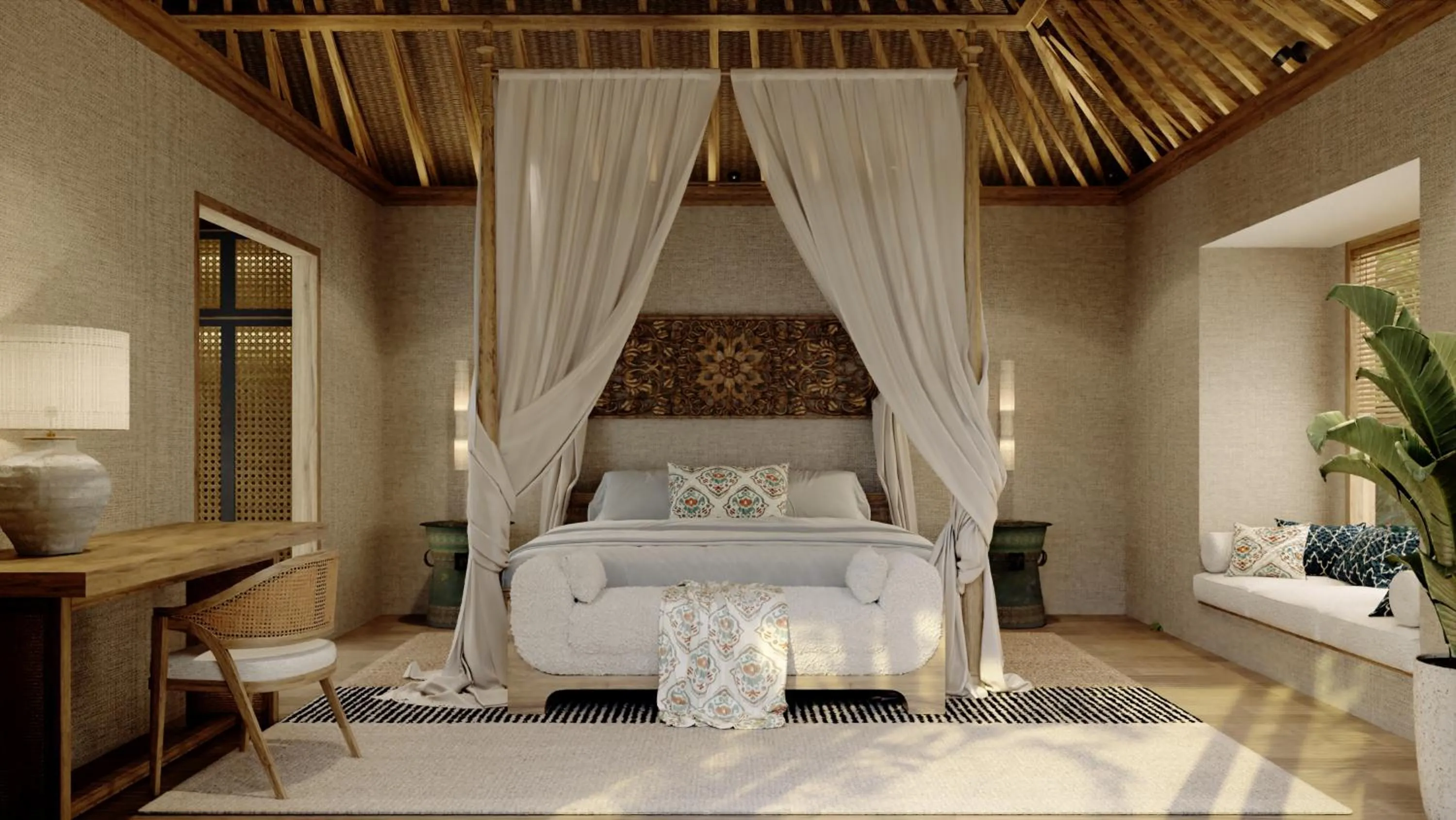 Bedroom, Bed in The One Boutique Villa