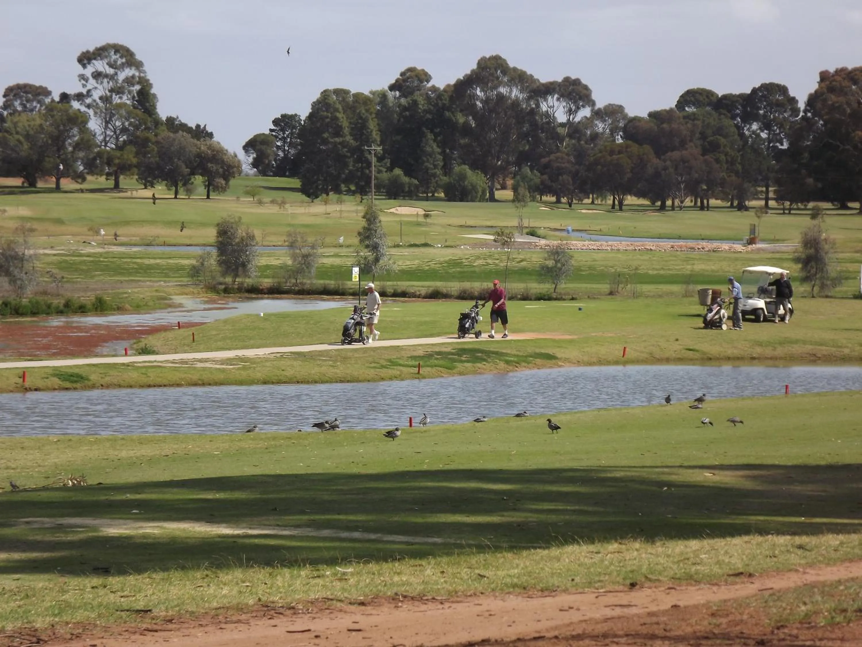 People in Mildura Golf Resort