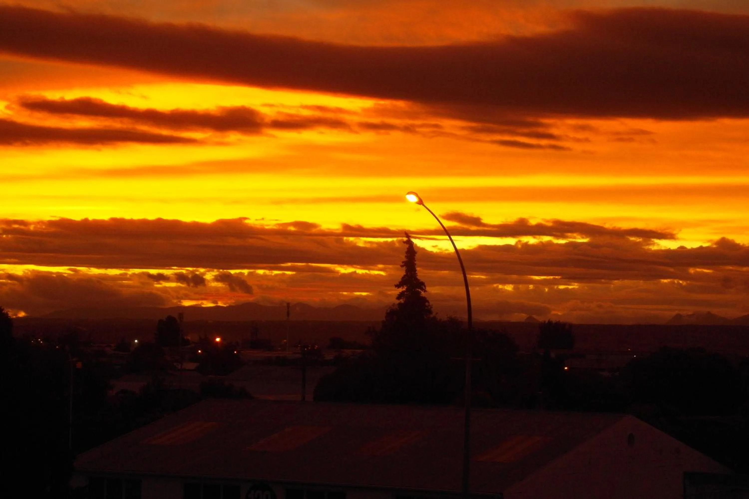 Sunset in Abelia Motor Lodge
