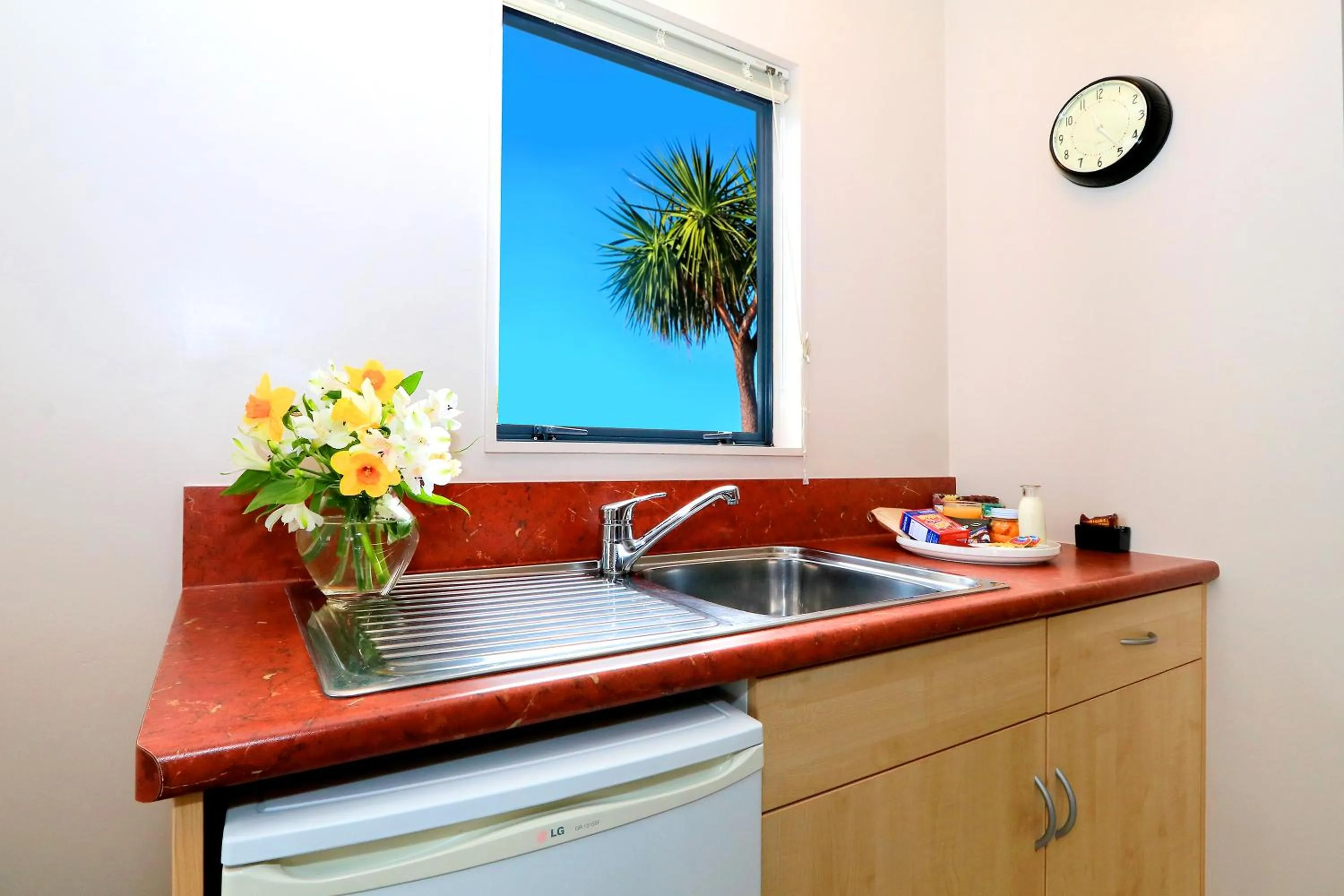 Kitchen or kitchenette in Bella Vista Motel Invercargill