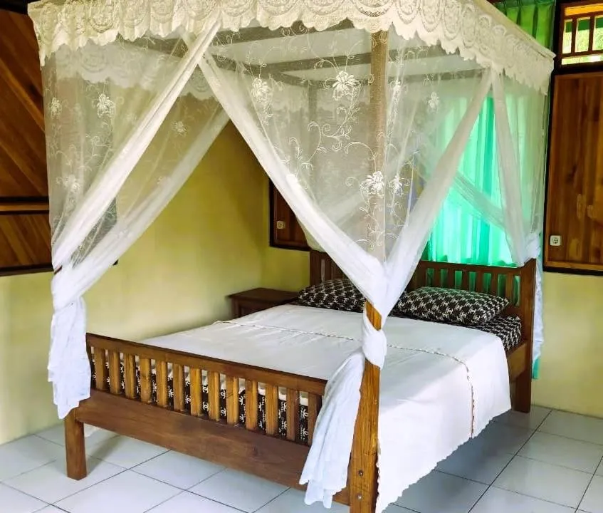 Bed in Bunaken Sea Garden Resort