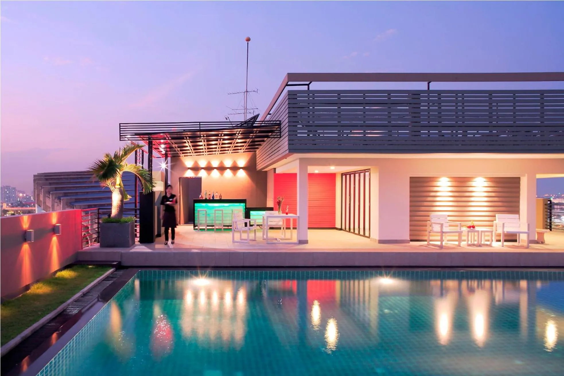 Pool view in Bangkok Inter Place